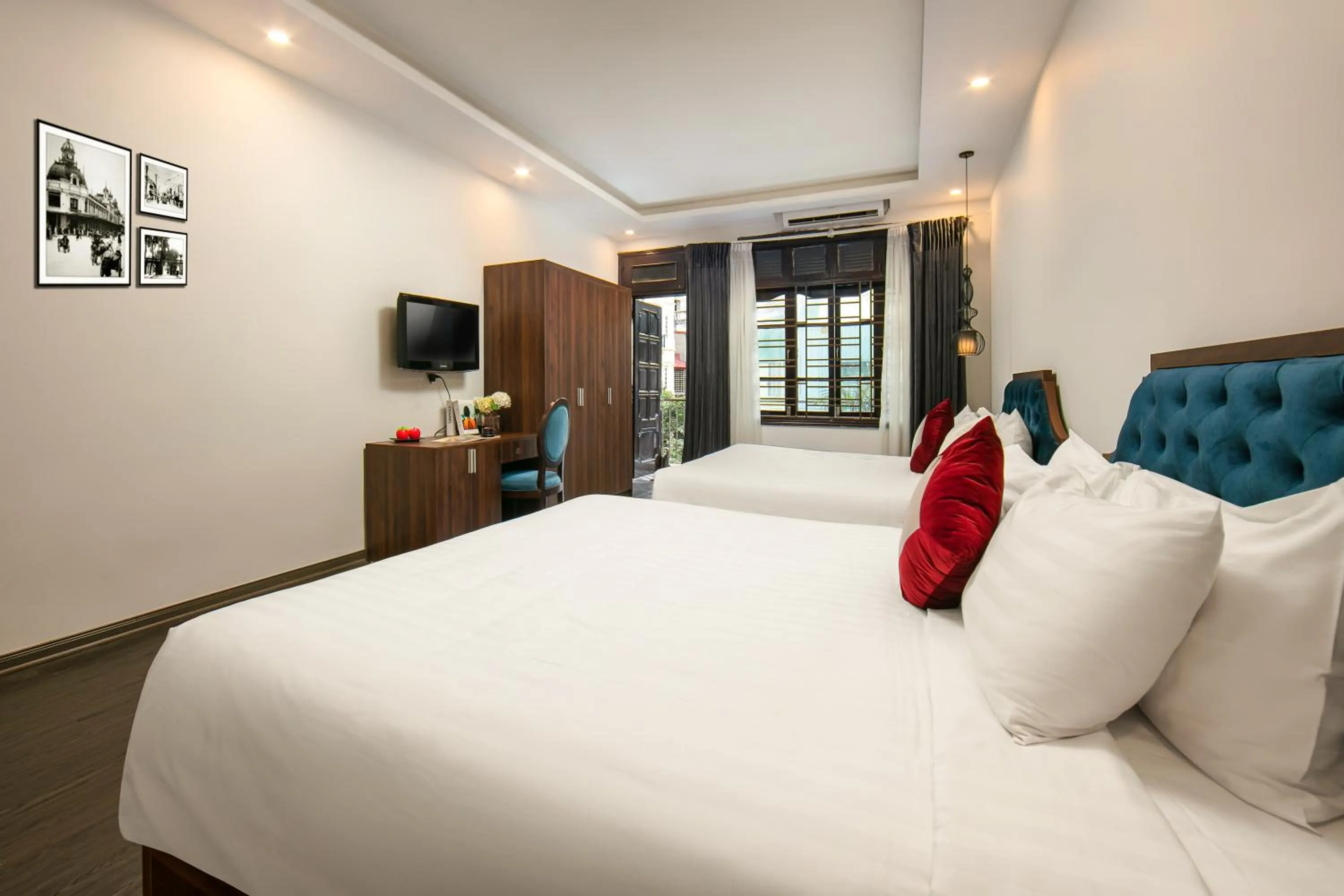 Bedroom, Bed in La Renta Premier Hotel & Spa Hanoi