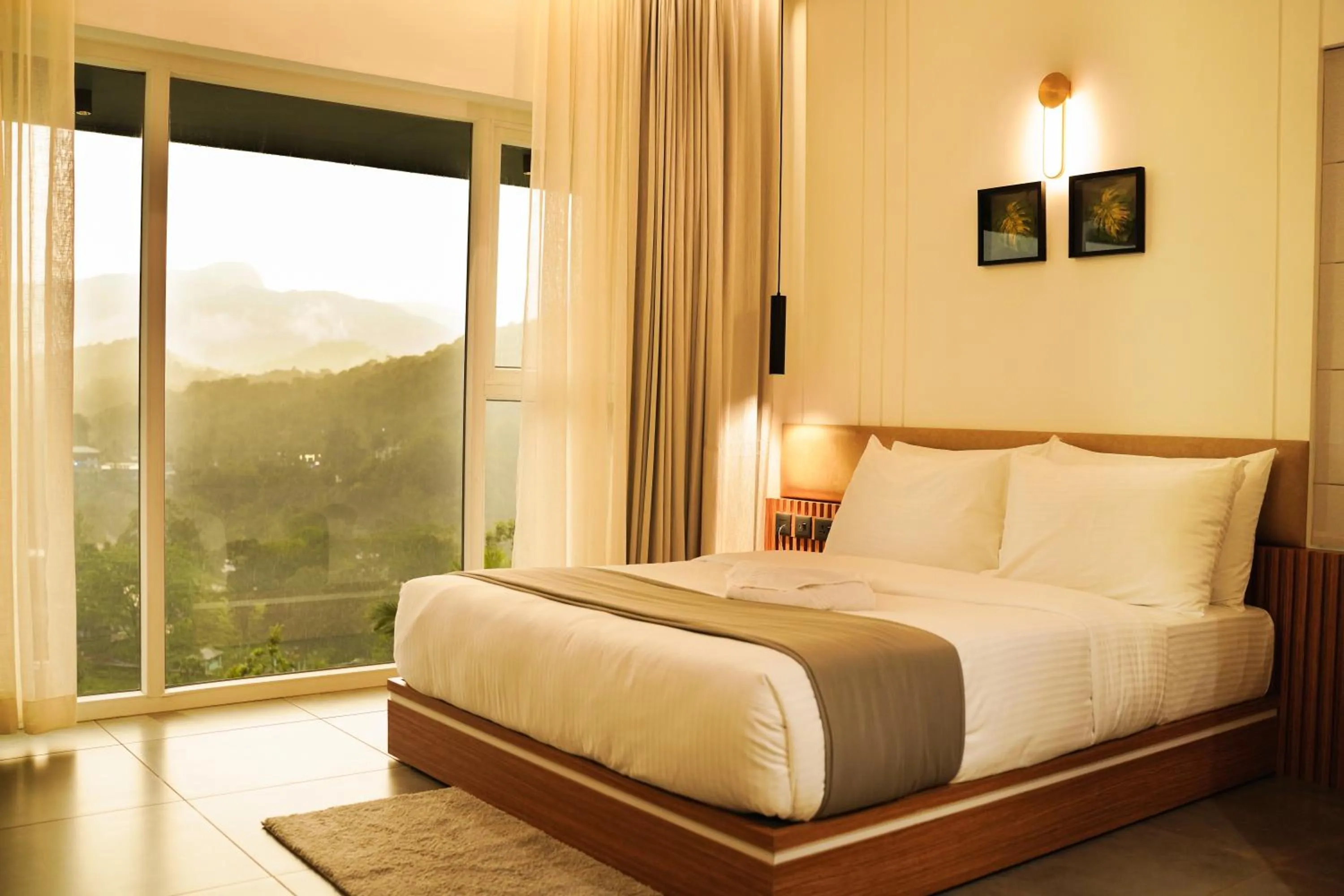 Bedroom, Bed in Leaves Resort Vythiri Wayanad