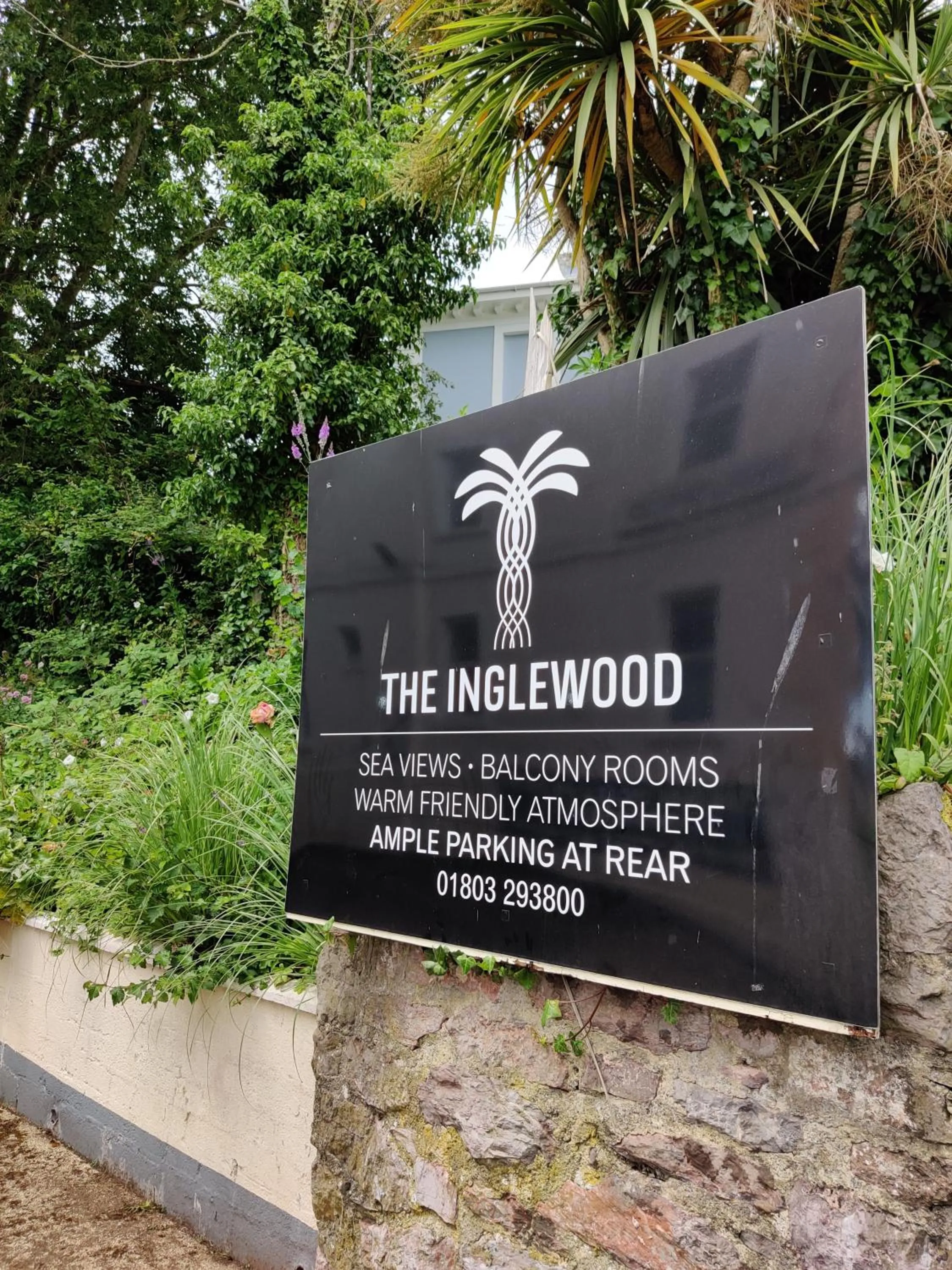 Facade/entrance in Inglewood Palm Hotel, Abbey Sands Torquay