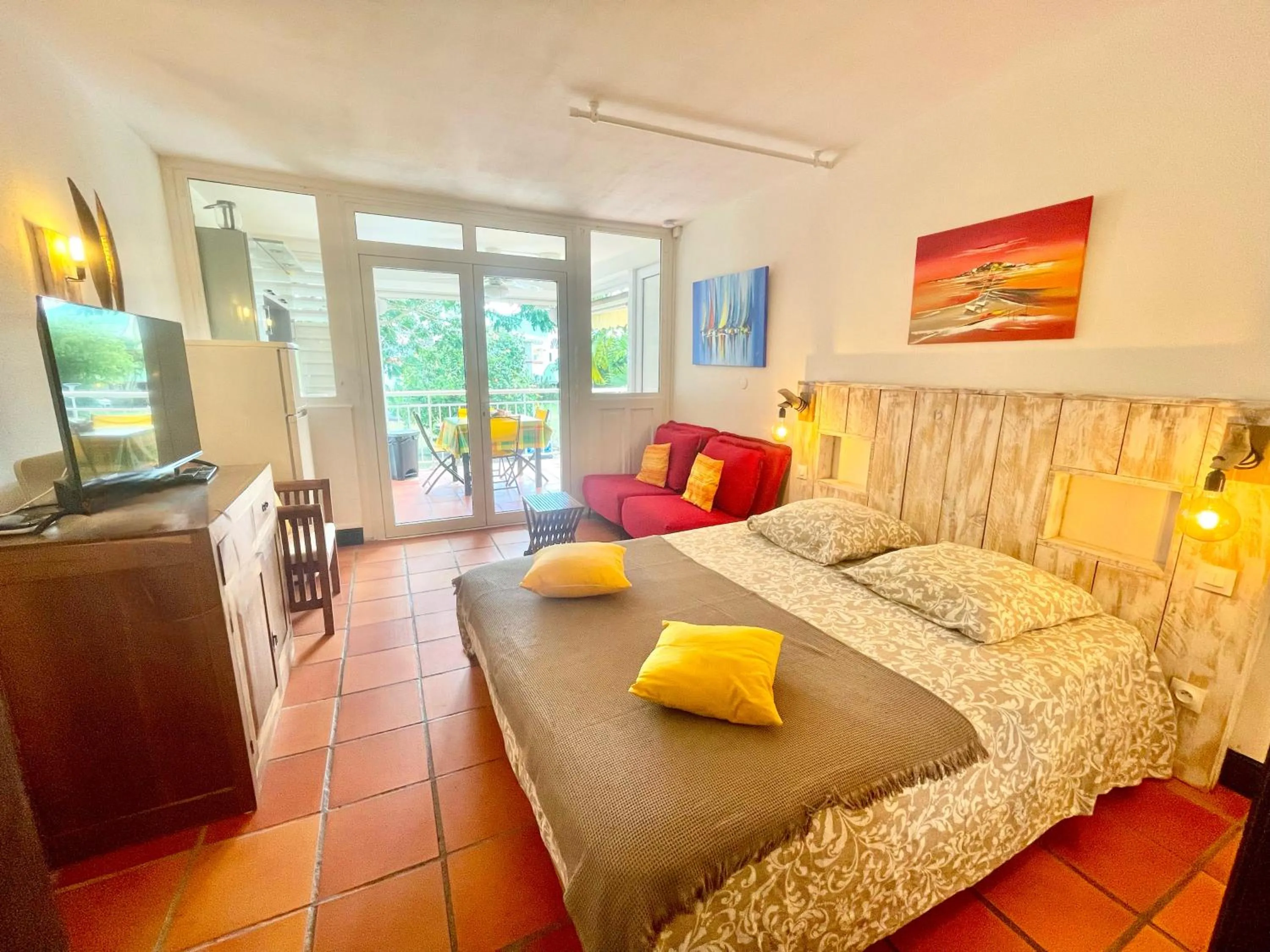 Bed in VILLA Ti Paradis ANSE DES ROCHERS