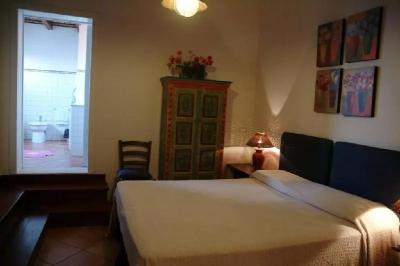 Bed in Punto de Vista B&B Makari