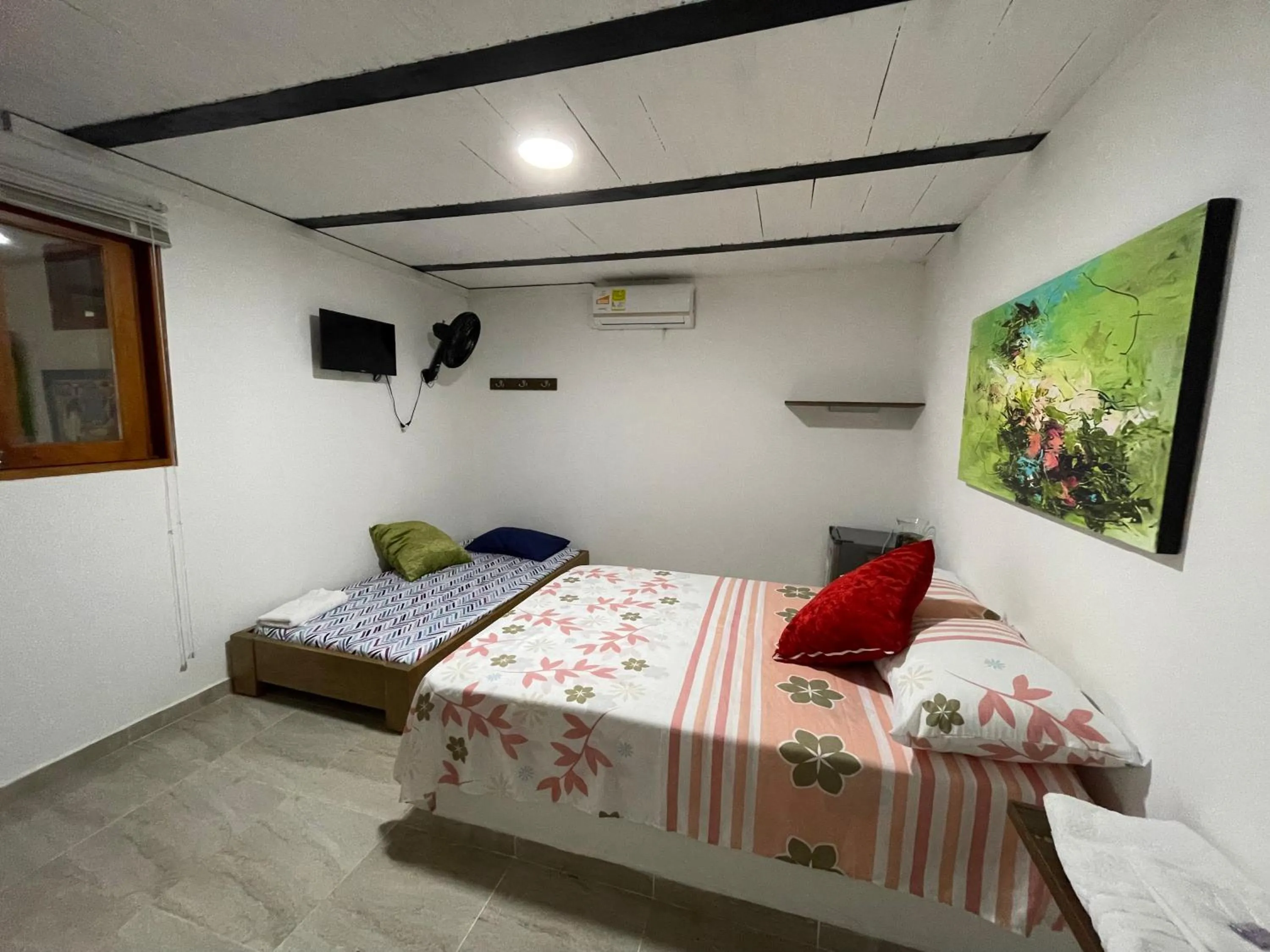 Bed in Casa hotel Mateguadua