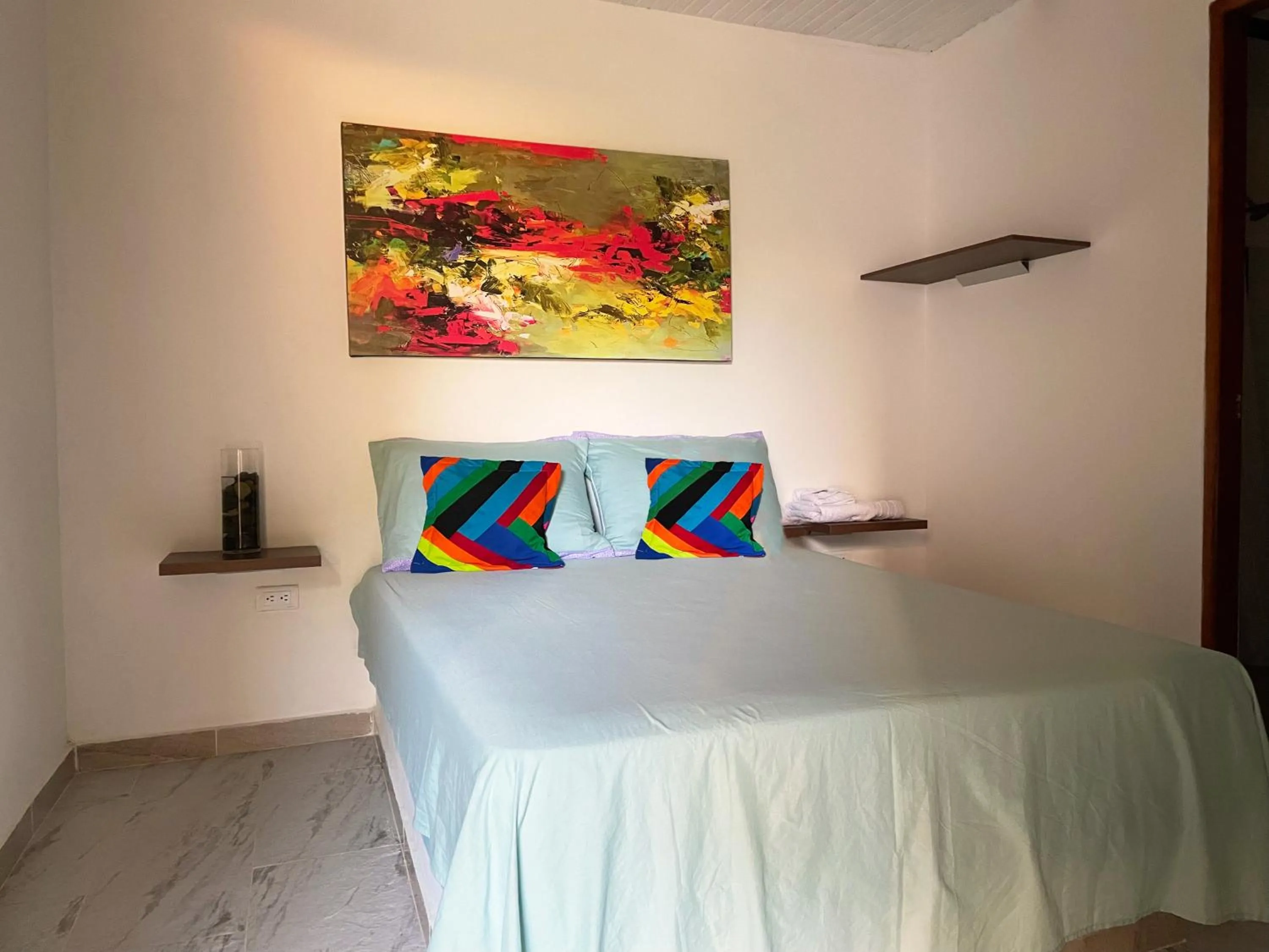 Bed in Casa hotel Mateguadua