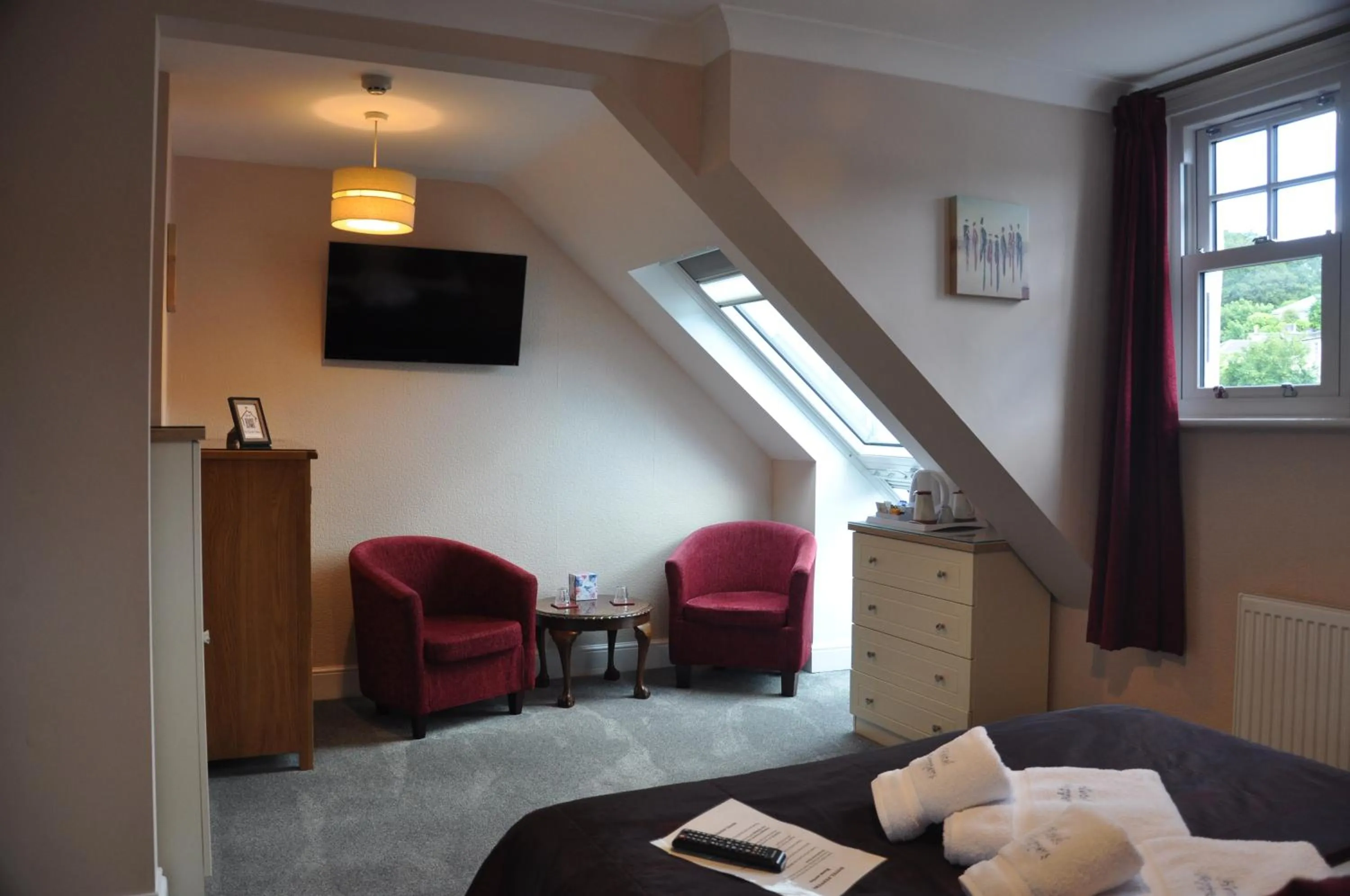 Seating area in Hotel Peppers