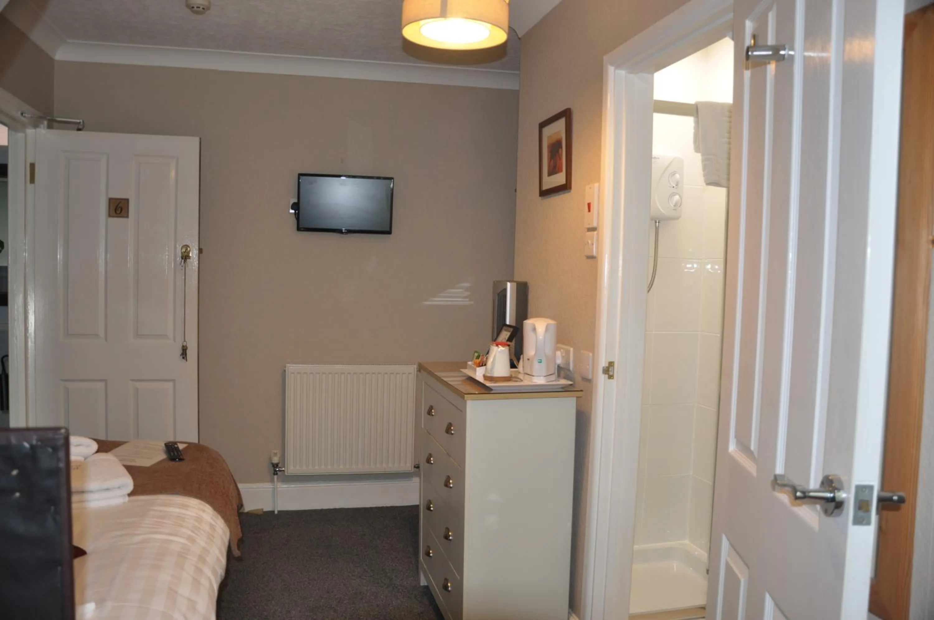 Bed in Hotel Peppers