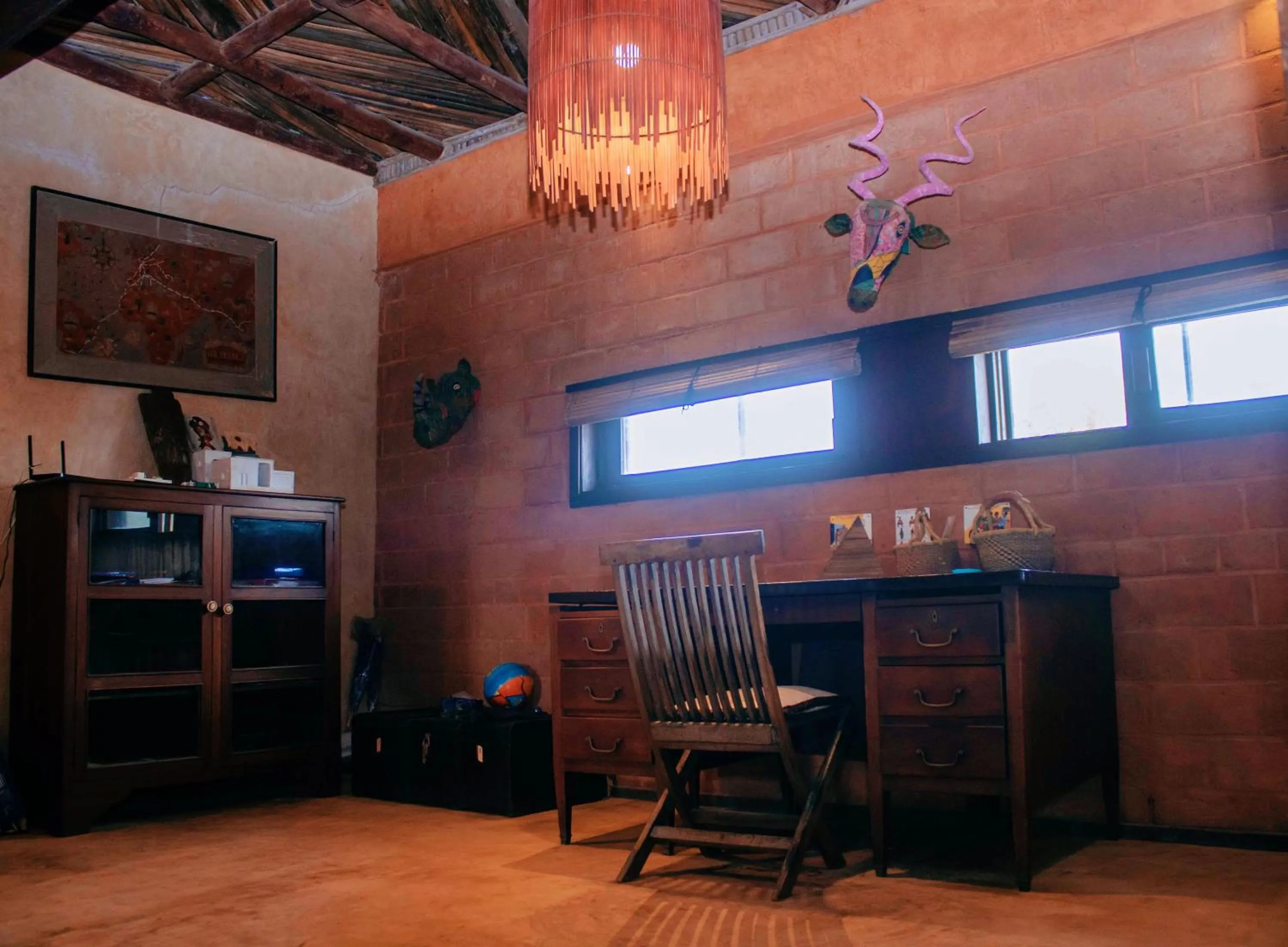 Living room in La Maison Bleue Lome