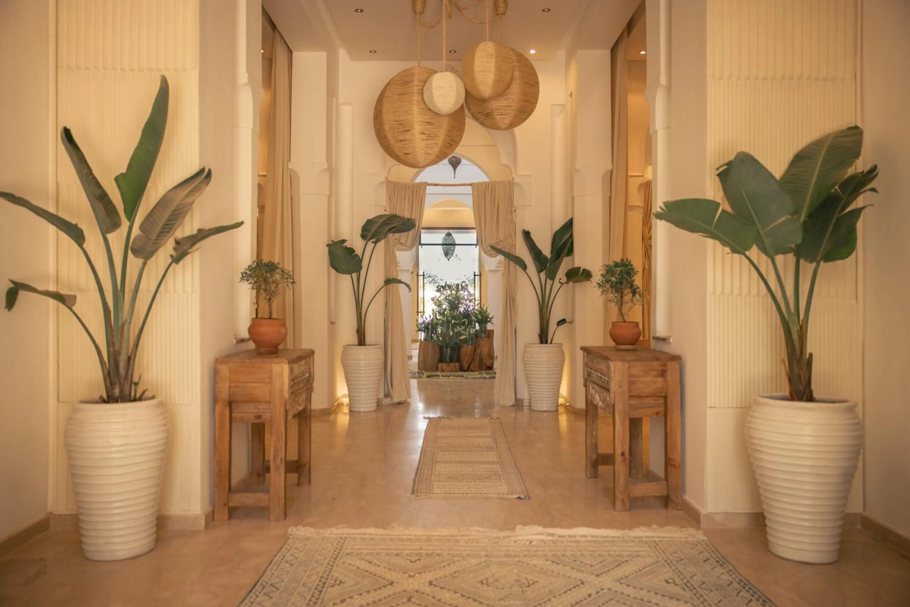 Lobby or reception in Les Palmiers Boutique Hôtel & Spa