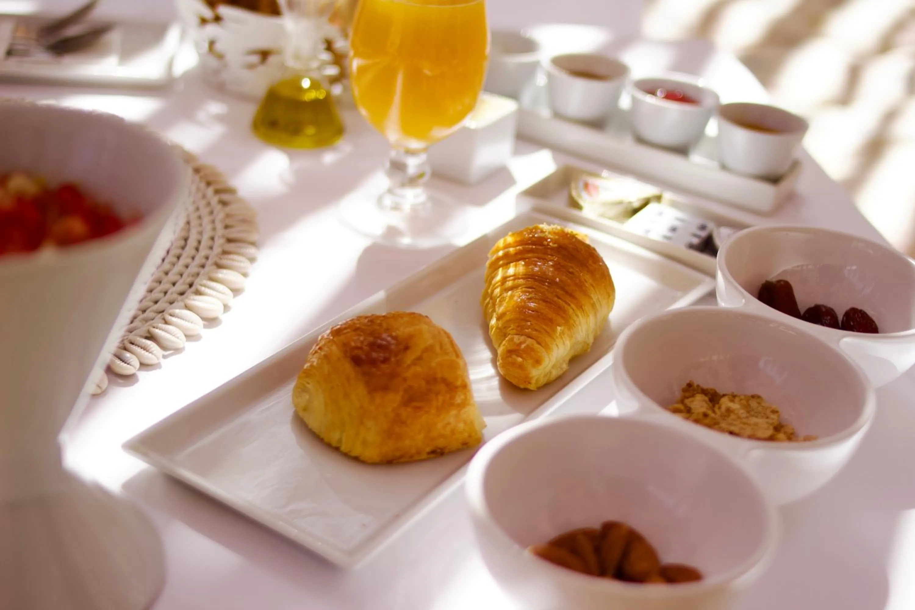 Breakfast in Les Palmiers Boutique Hôtel & Spa