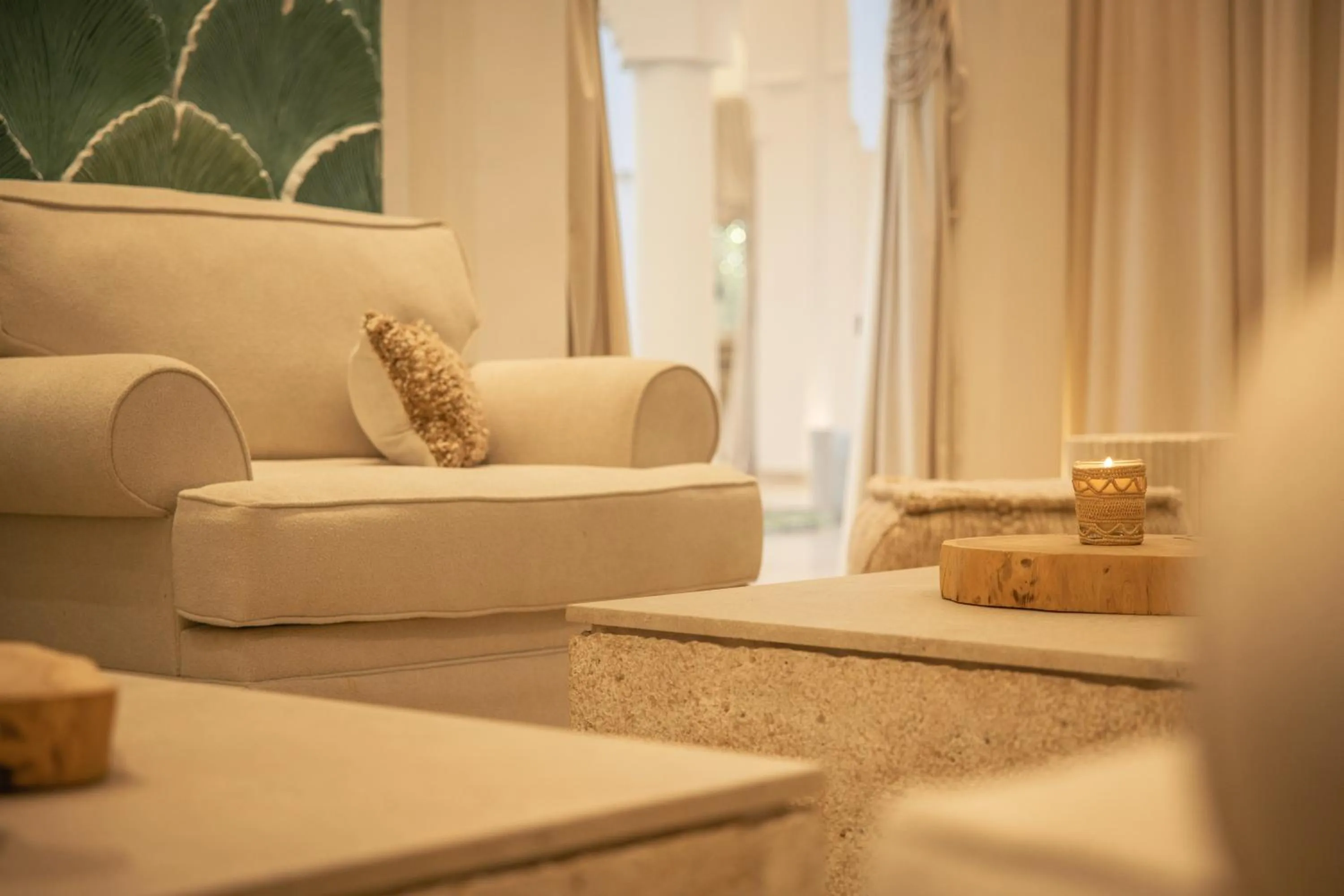 Lobby or reception in Les Palmiers Boutique Hôtel & Spa