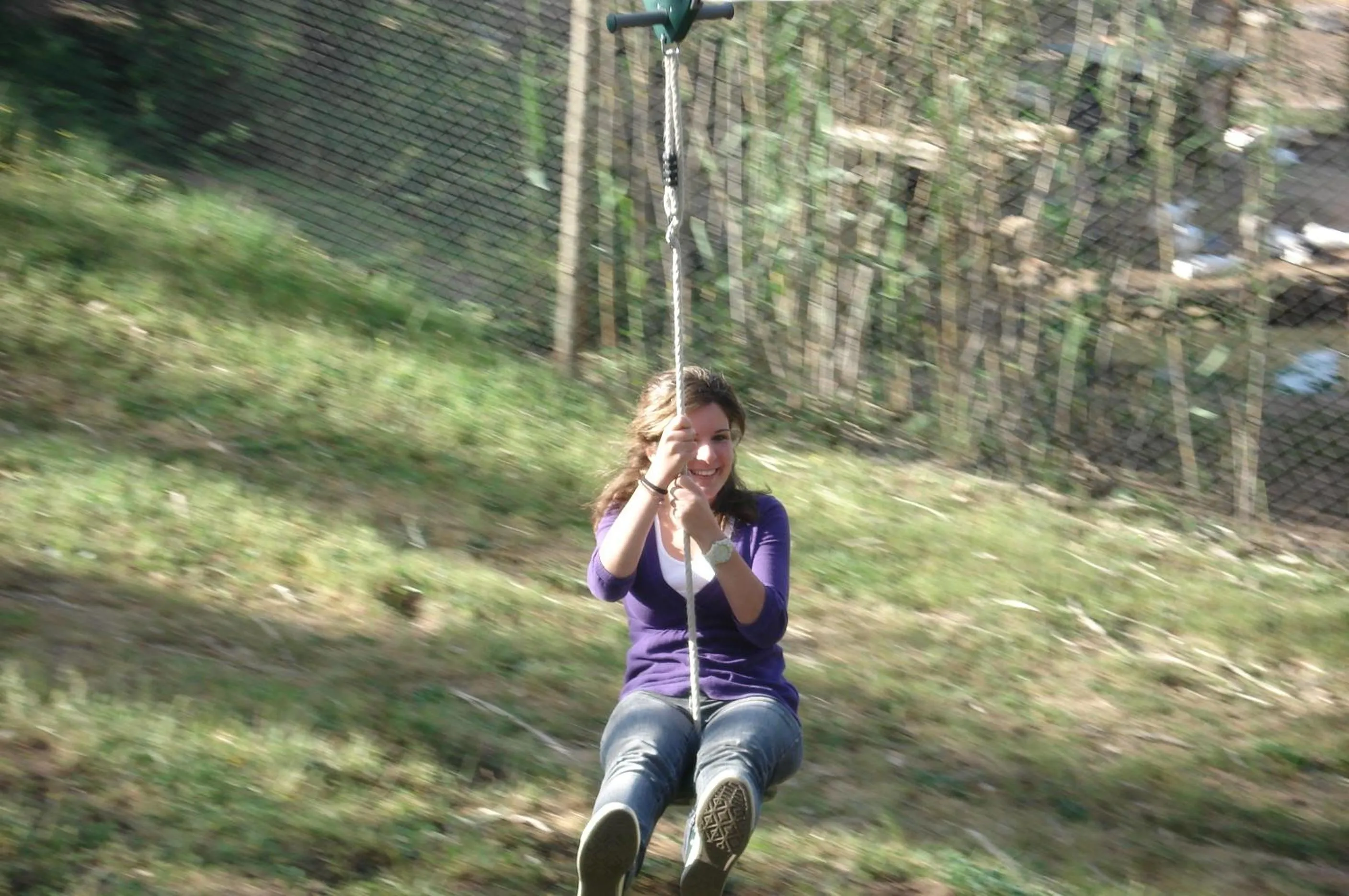 Children play ground in Can Pobric
