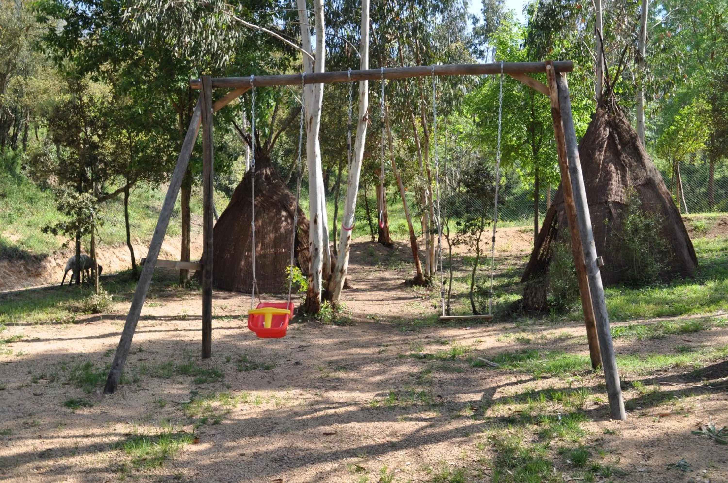 Children play ground in Can Pobric