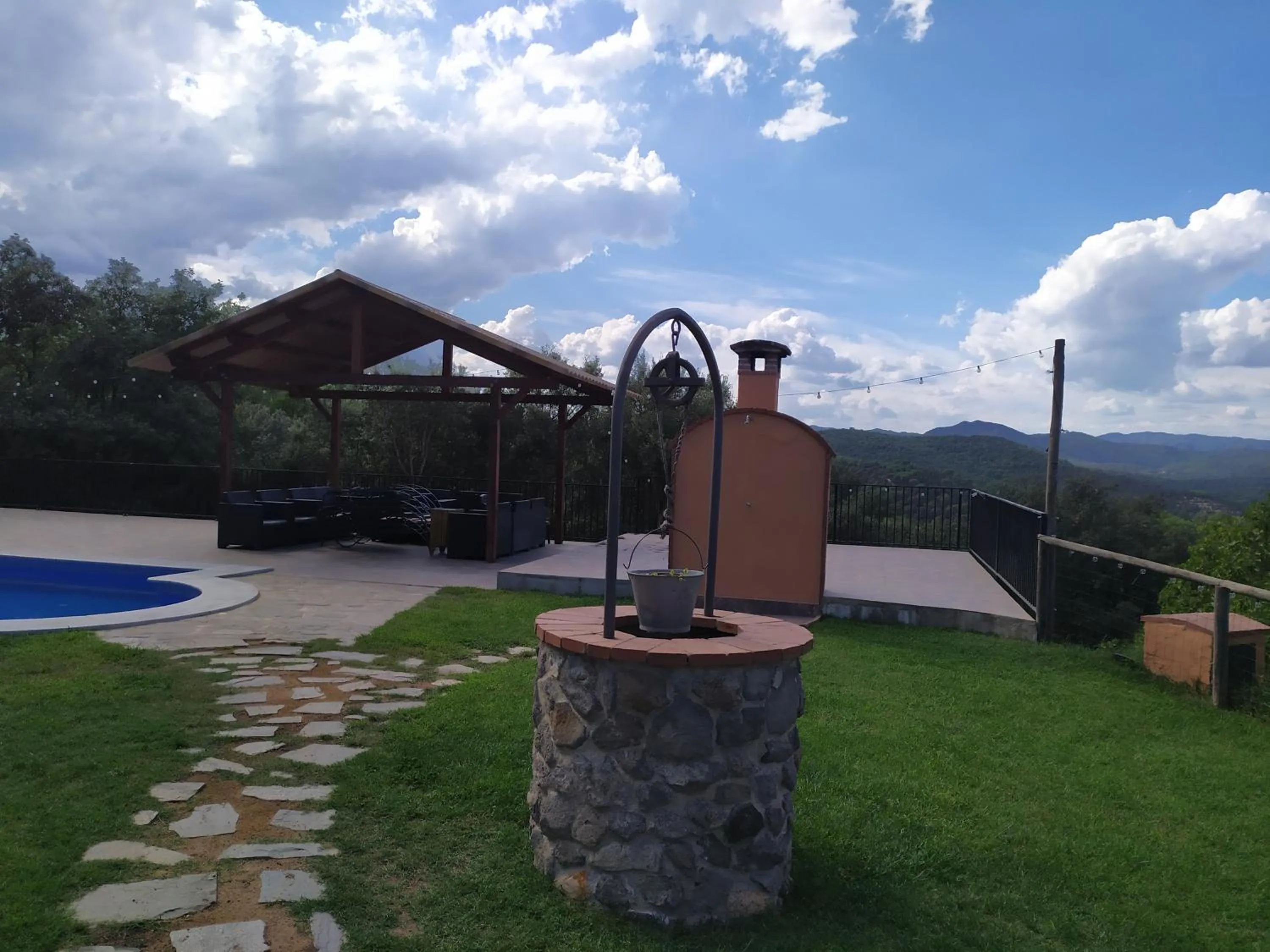 Garden view in Can Pobric