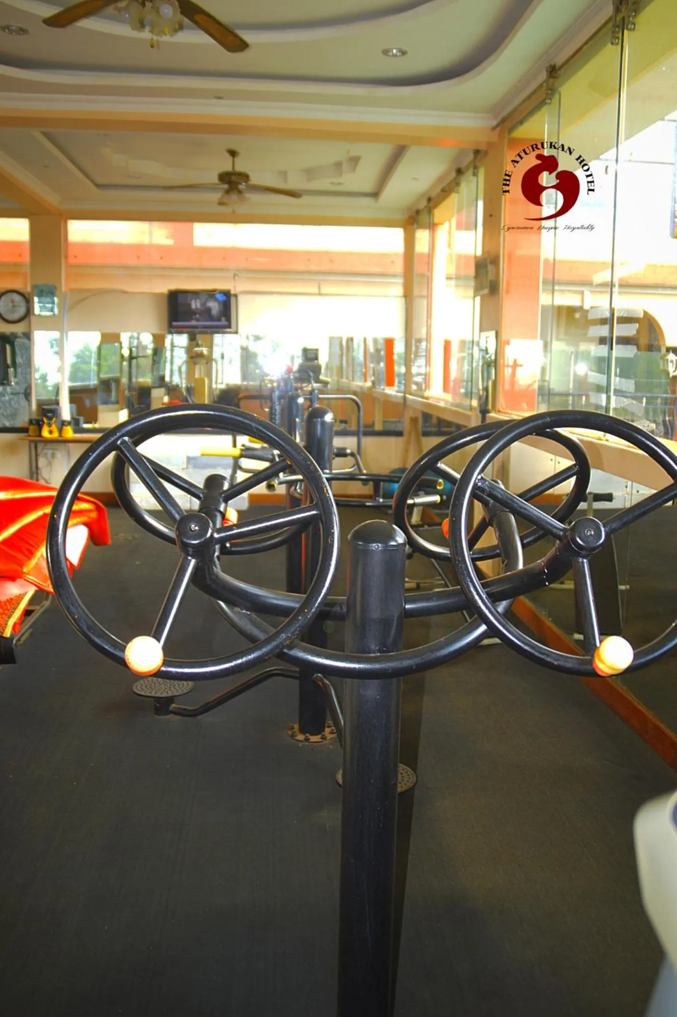 Fitness centre/facilities in Aturukan Hotel
