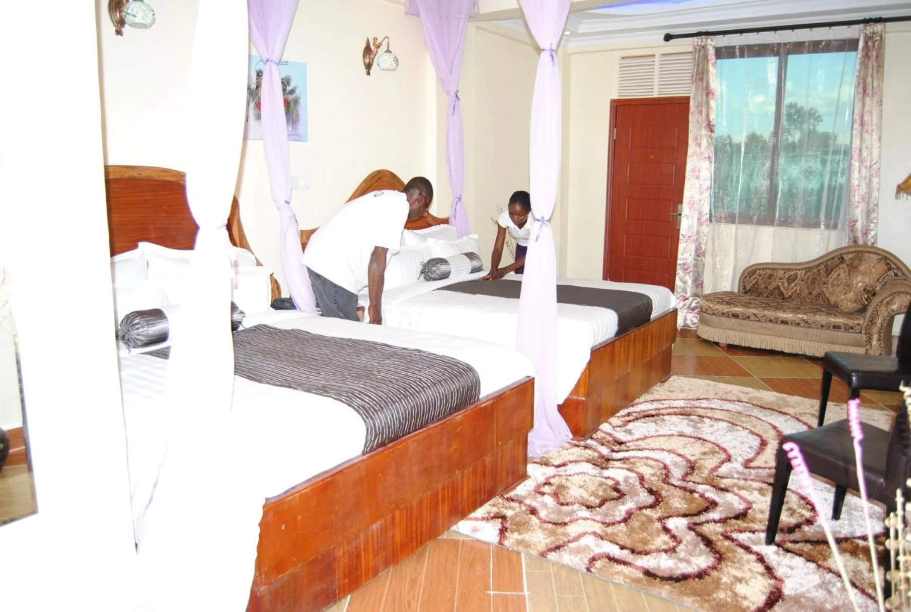 Bedroom in Aturukan Hotel