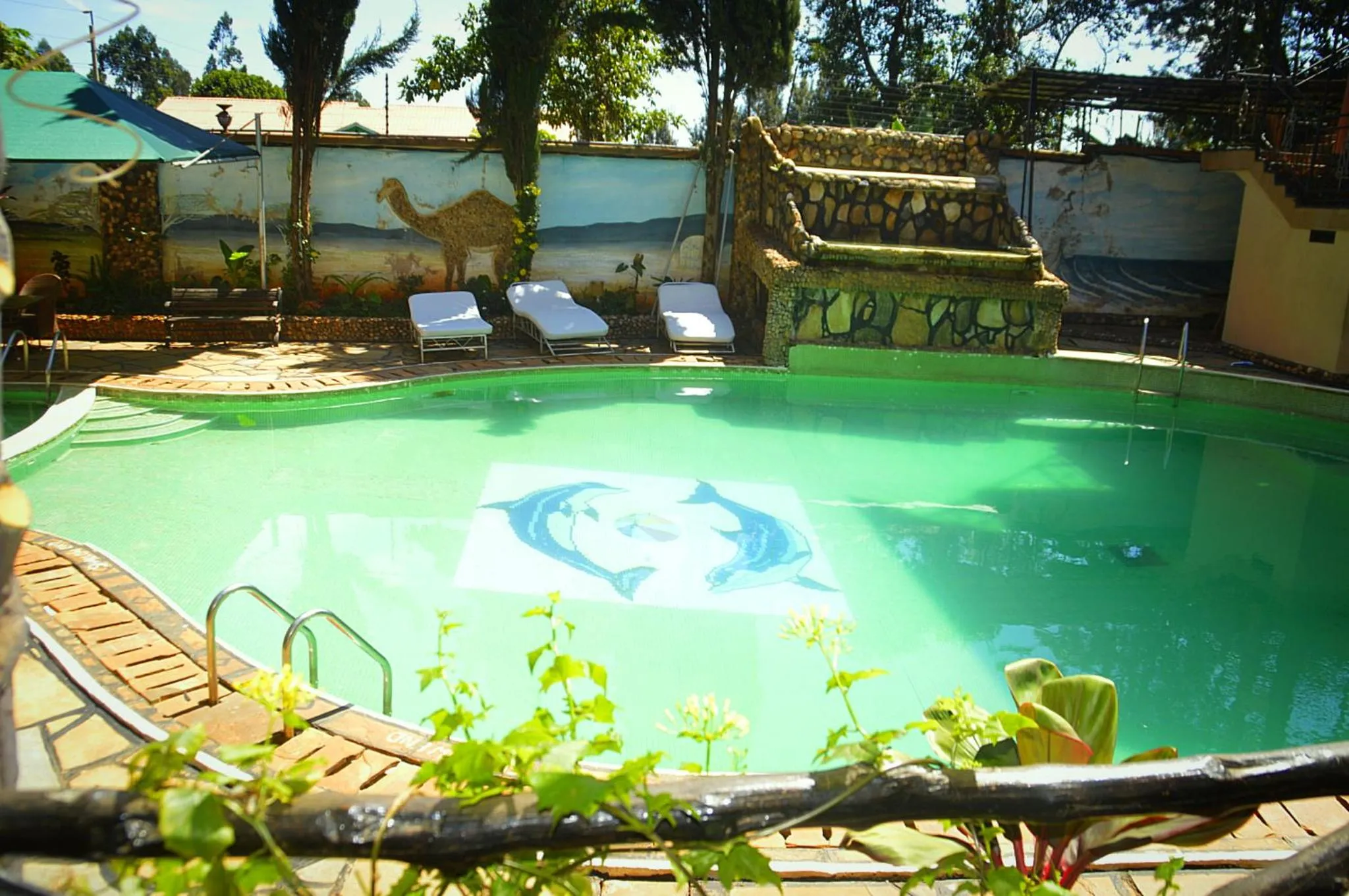 Swimming pool in Aturukan Hotel