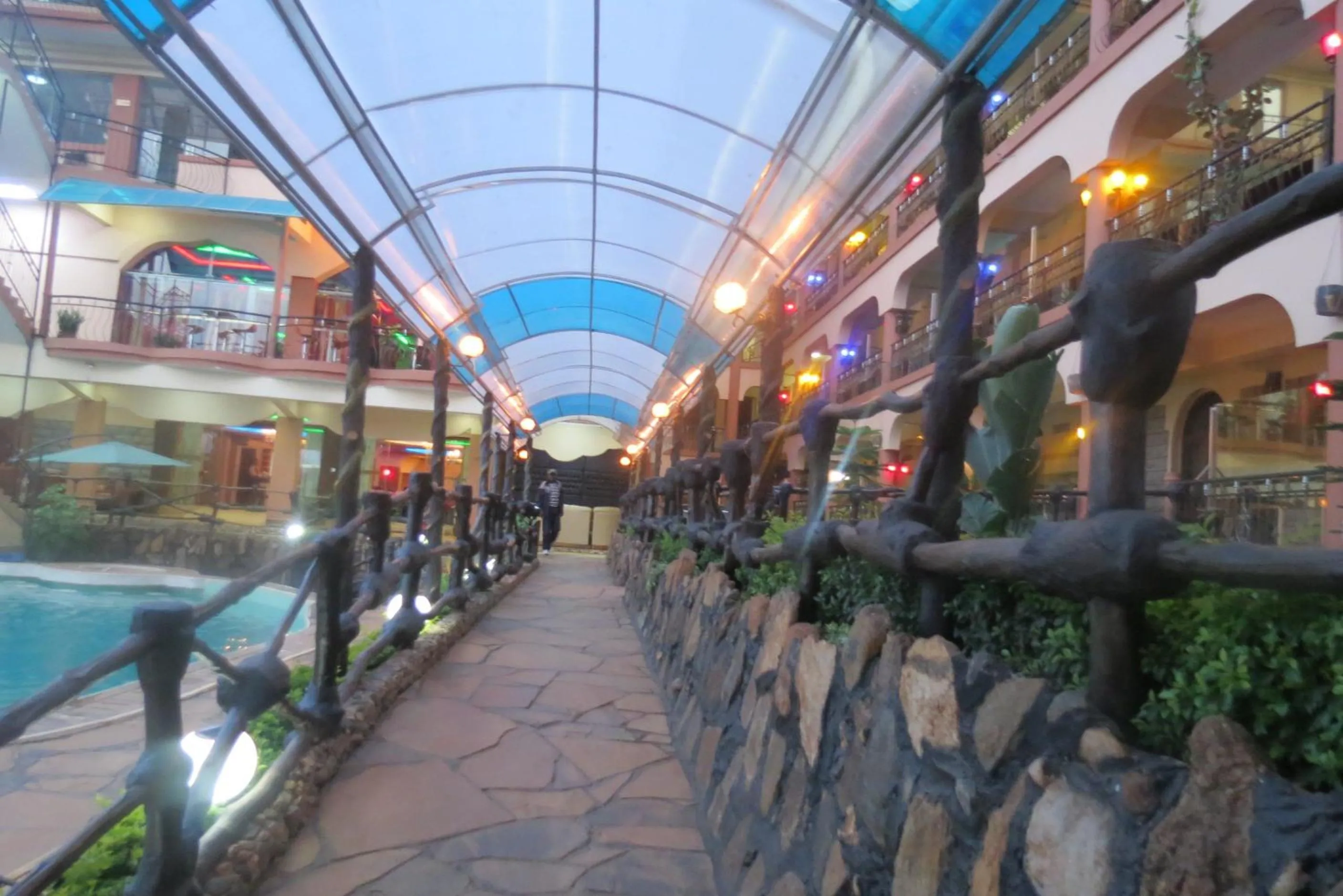 Facade/entrance in Aturukan Hotel