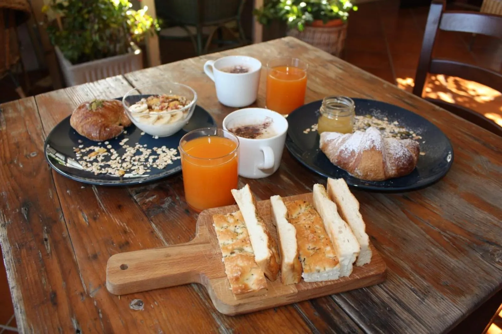 Continental breakfast in Casa Monteluro - B&b