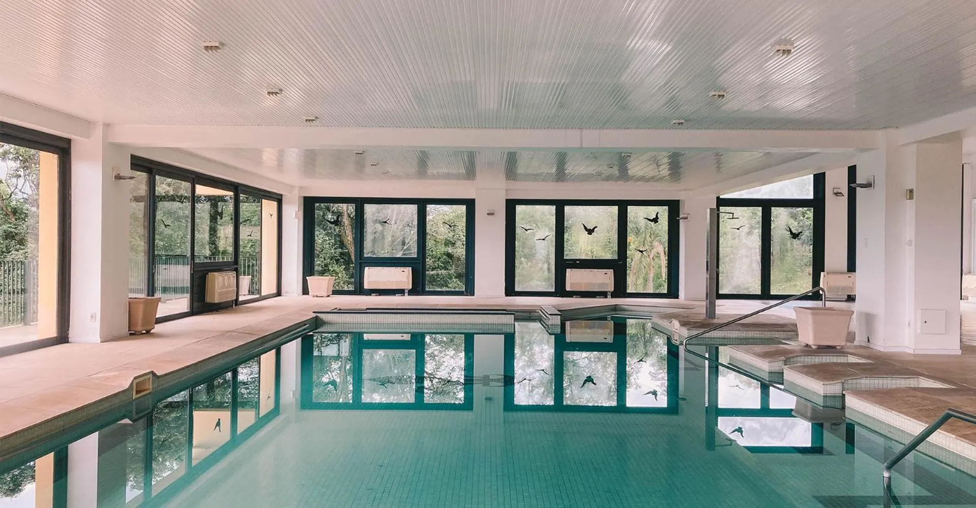 Pool view in Hotel Visconte D'Italia