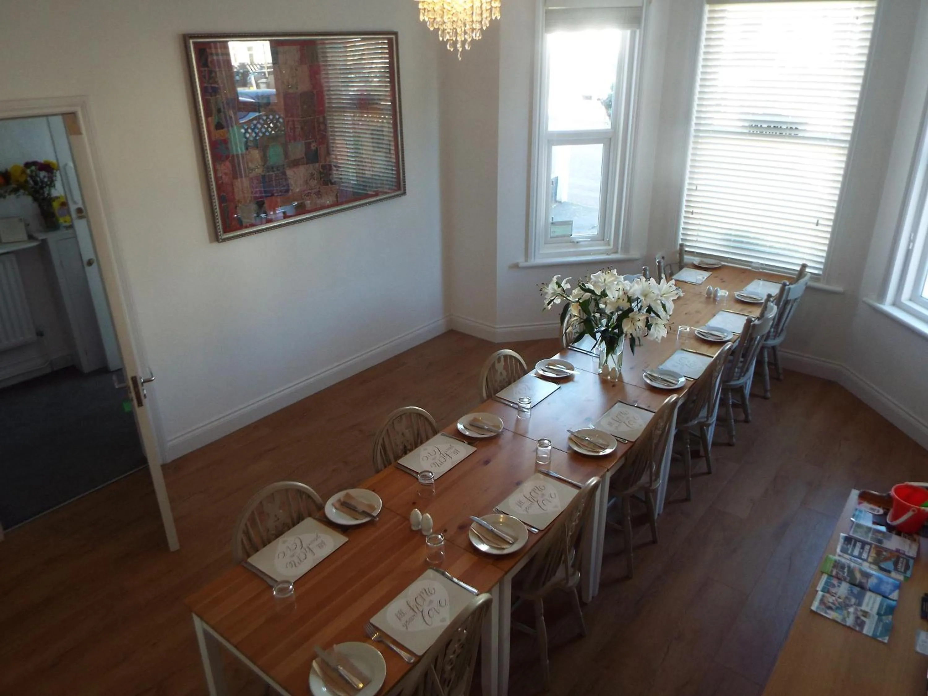 Dining area in The Westby