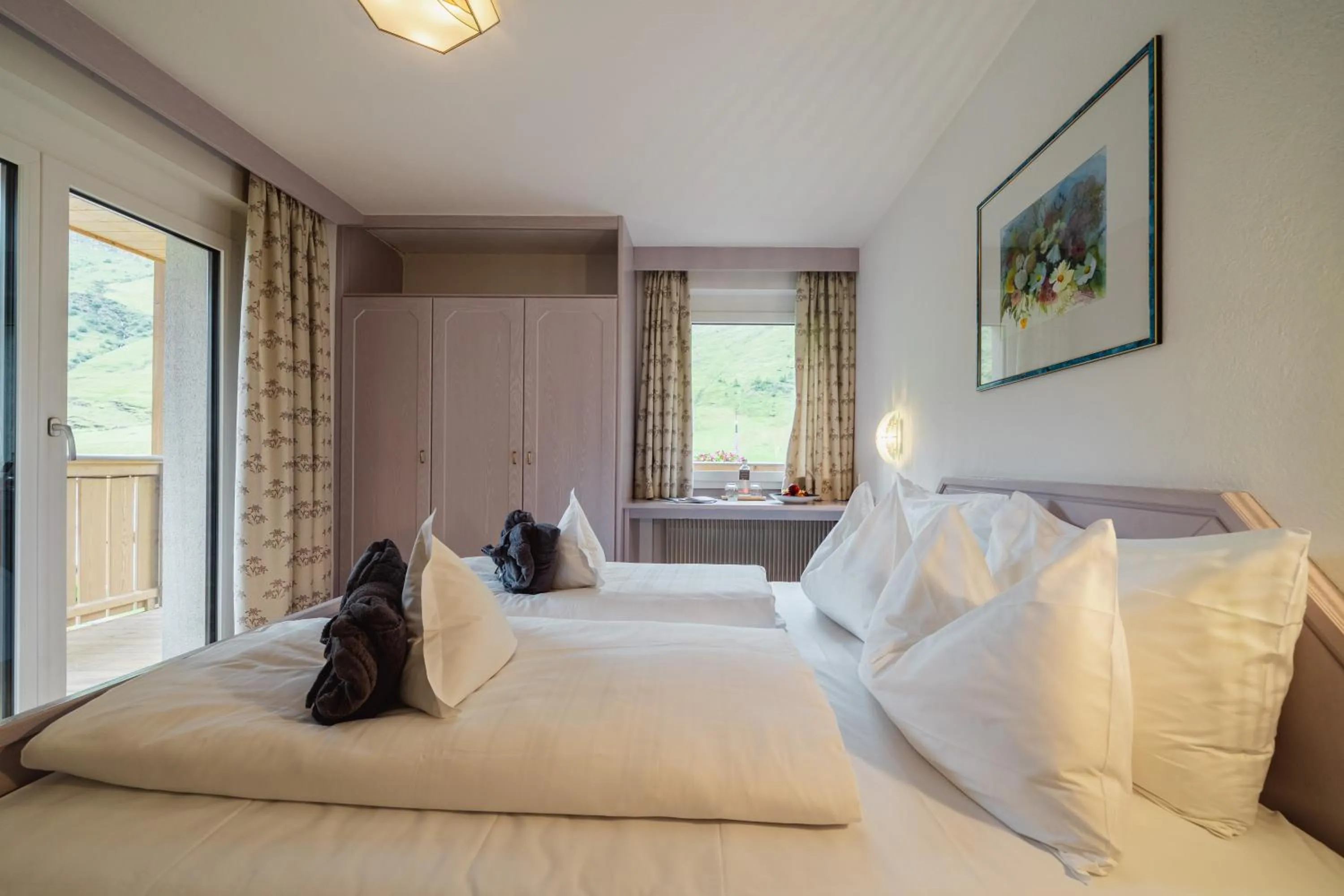 Bed in Montresor Hotel Pfeldererhof