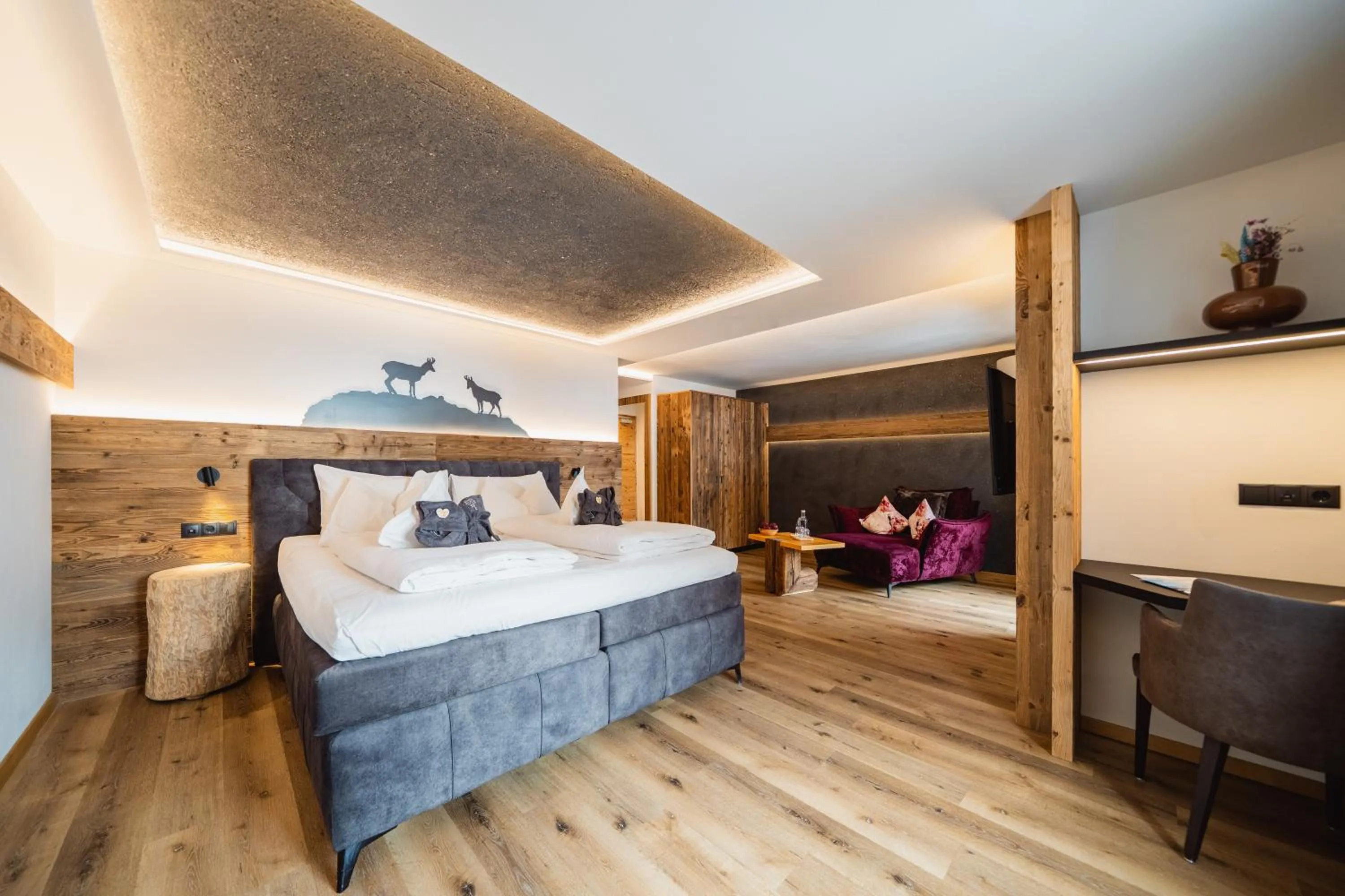 Bed in Montresor Hotel Pfeldererhof