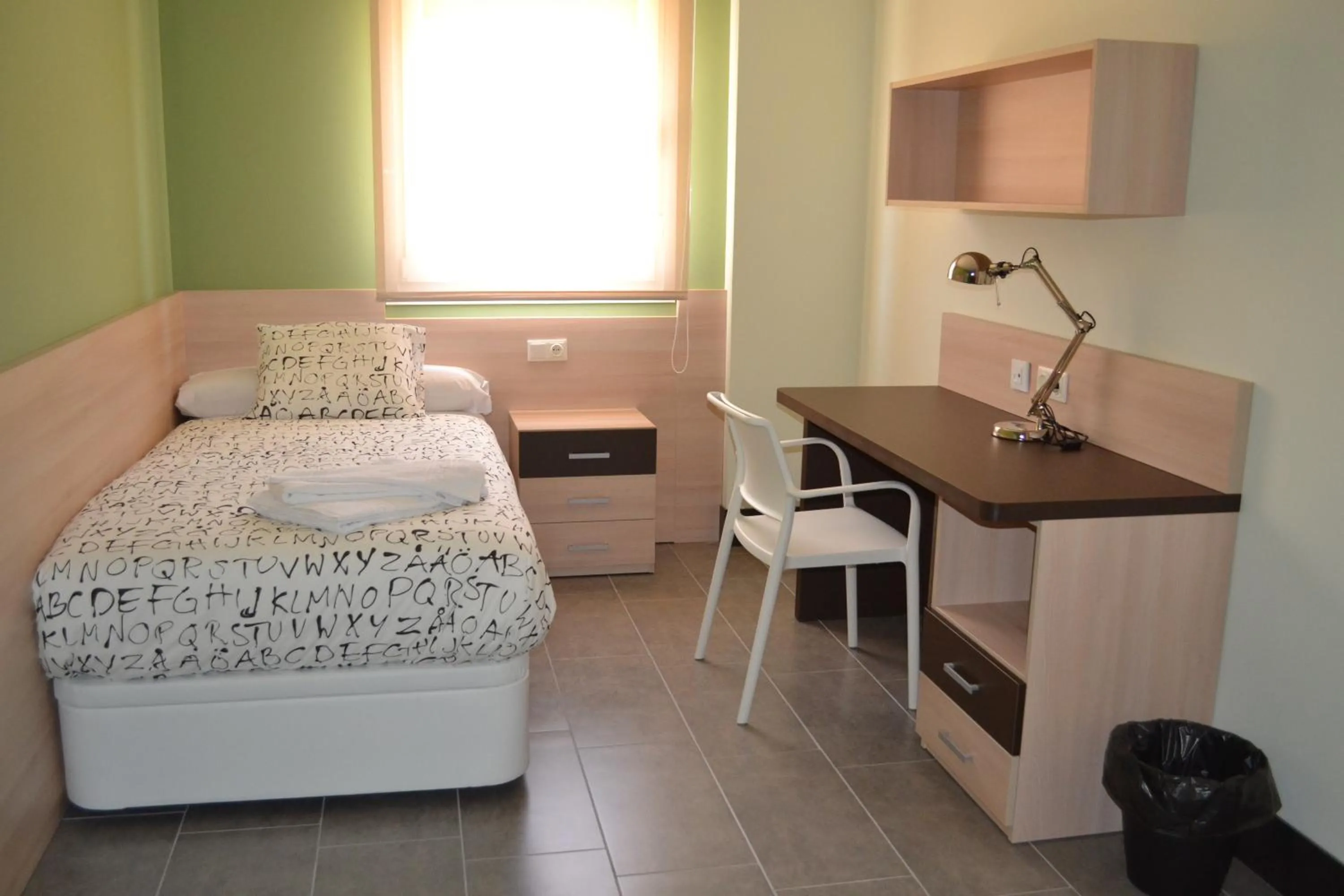 Bedroom, Bed in The Factory Residence Hall