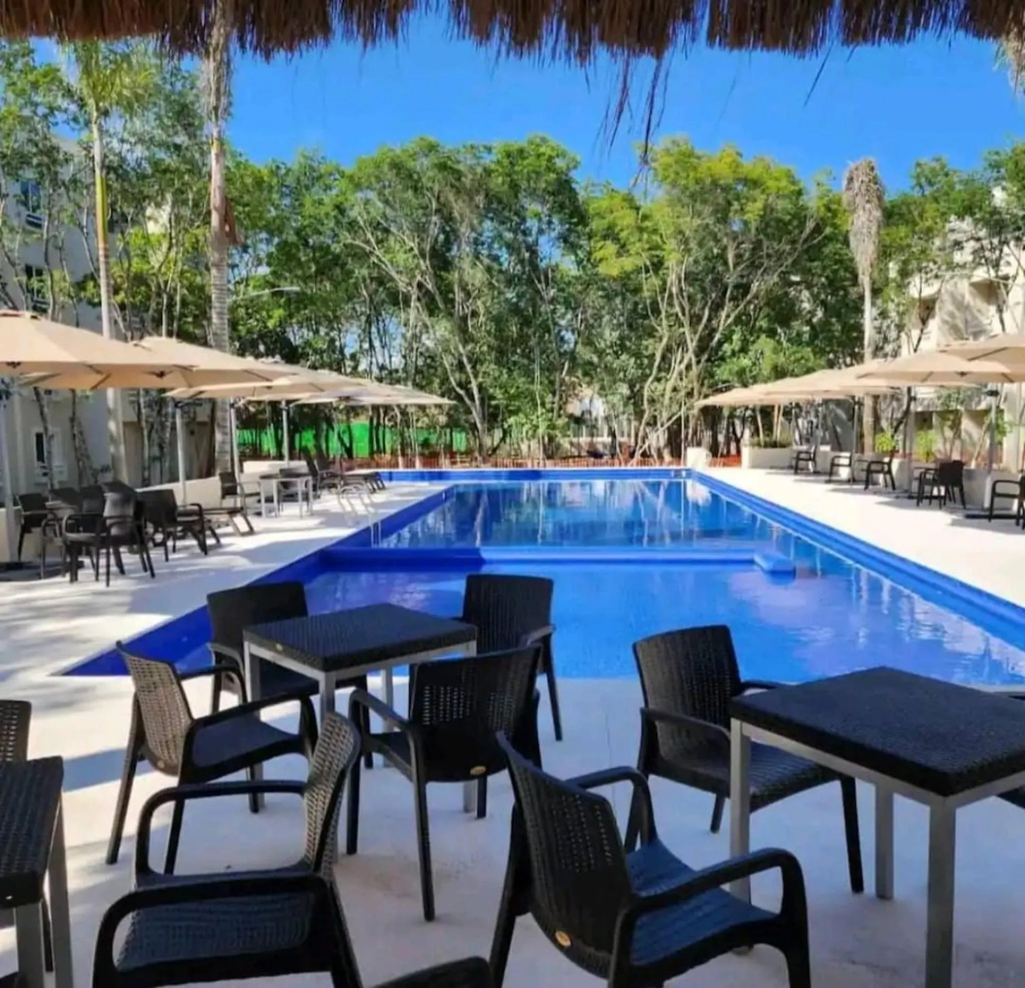 Swimming pool in Moderno Departamento Vacacional En Playa