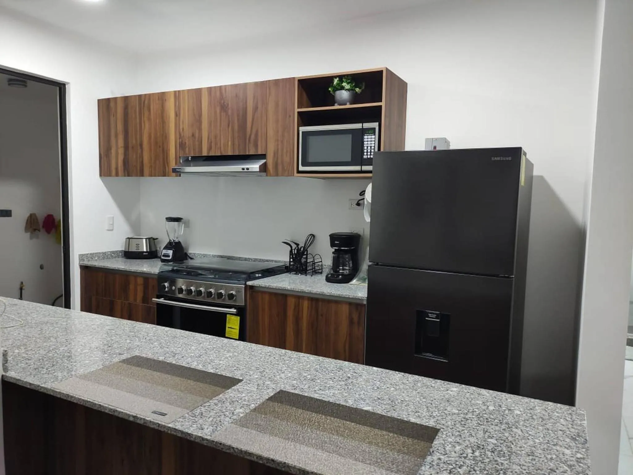 kitchen in Moderno Departamento Vacacional En Playa