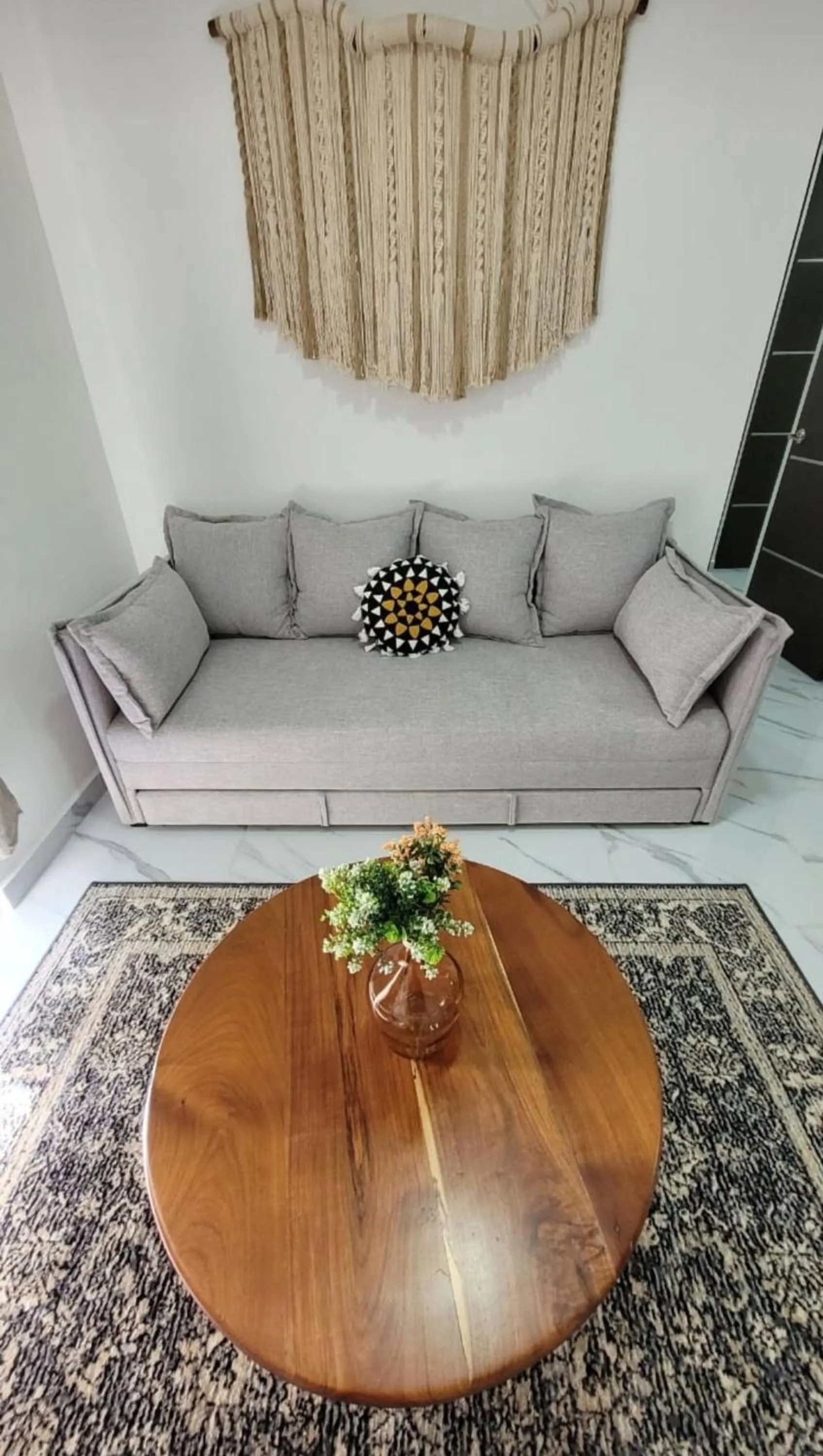 Seating area in Moderno Departamento Vacacional En Playa