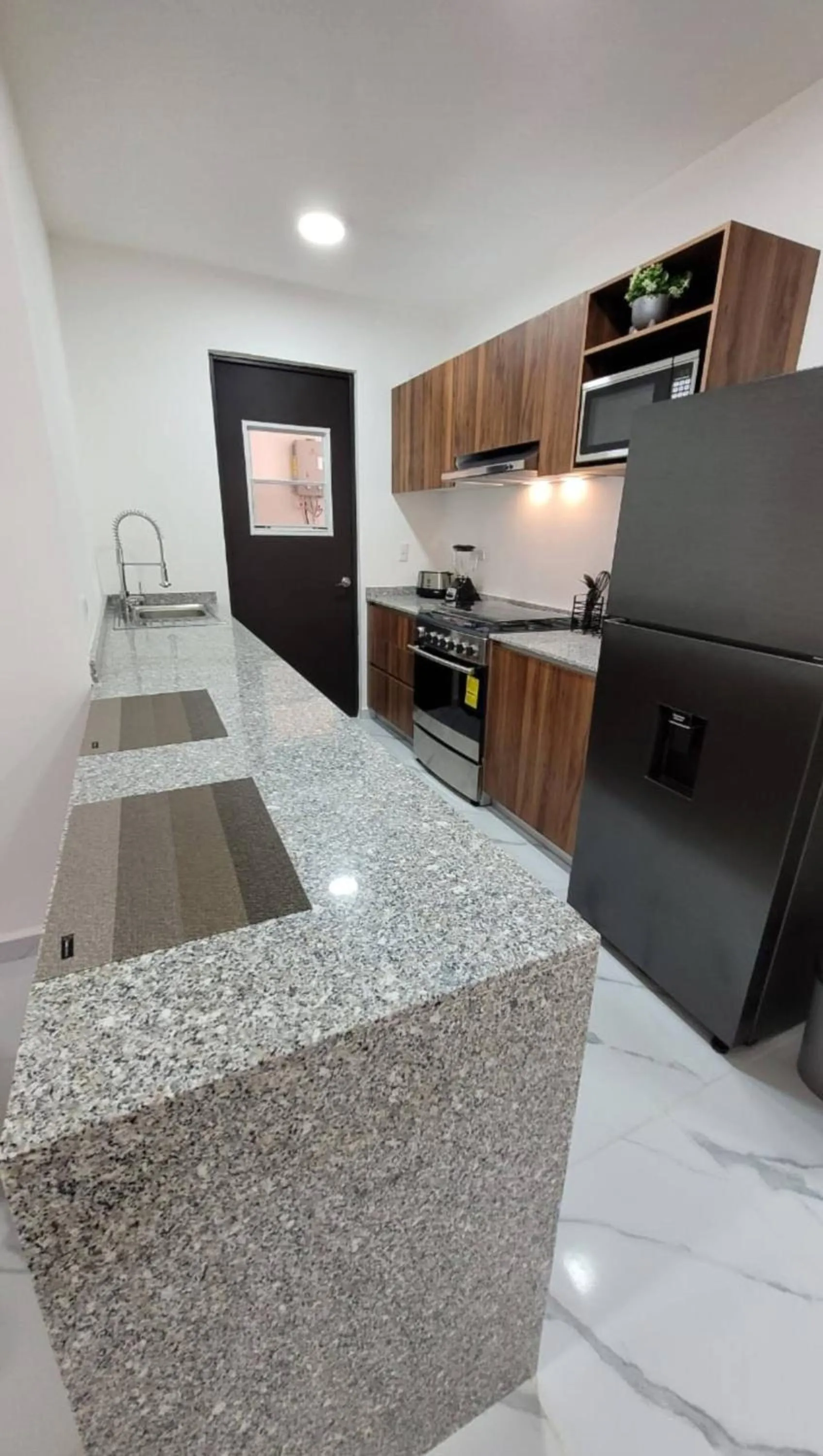 kitchen in Moderno Departamento Vacacional En Playa
