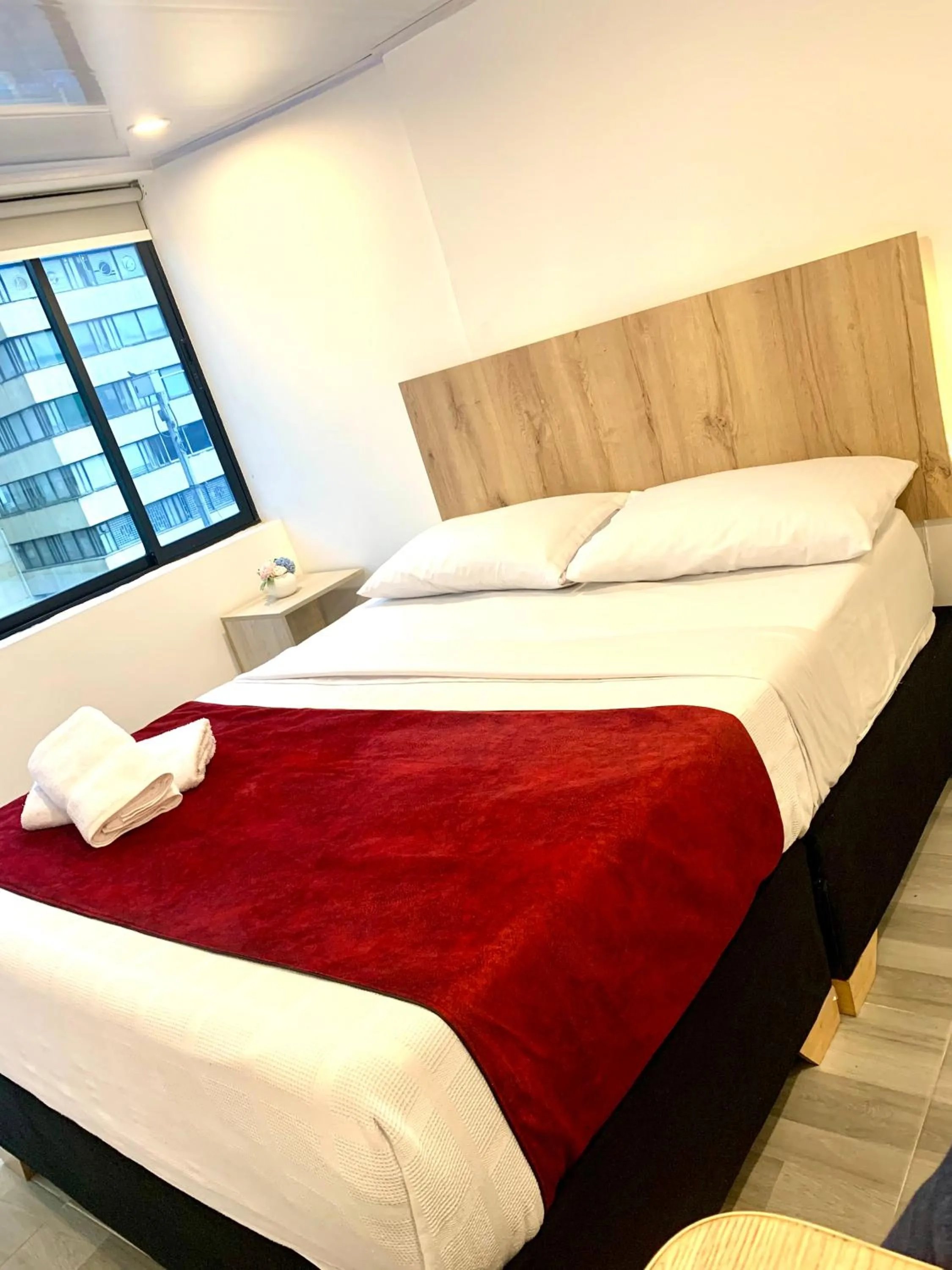 Bedroom, Bed in Hotel Urban Center Bogota