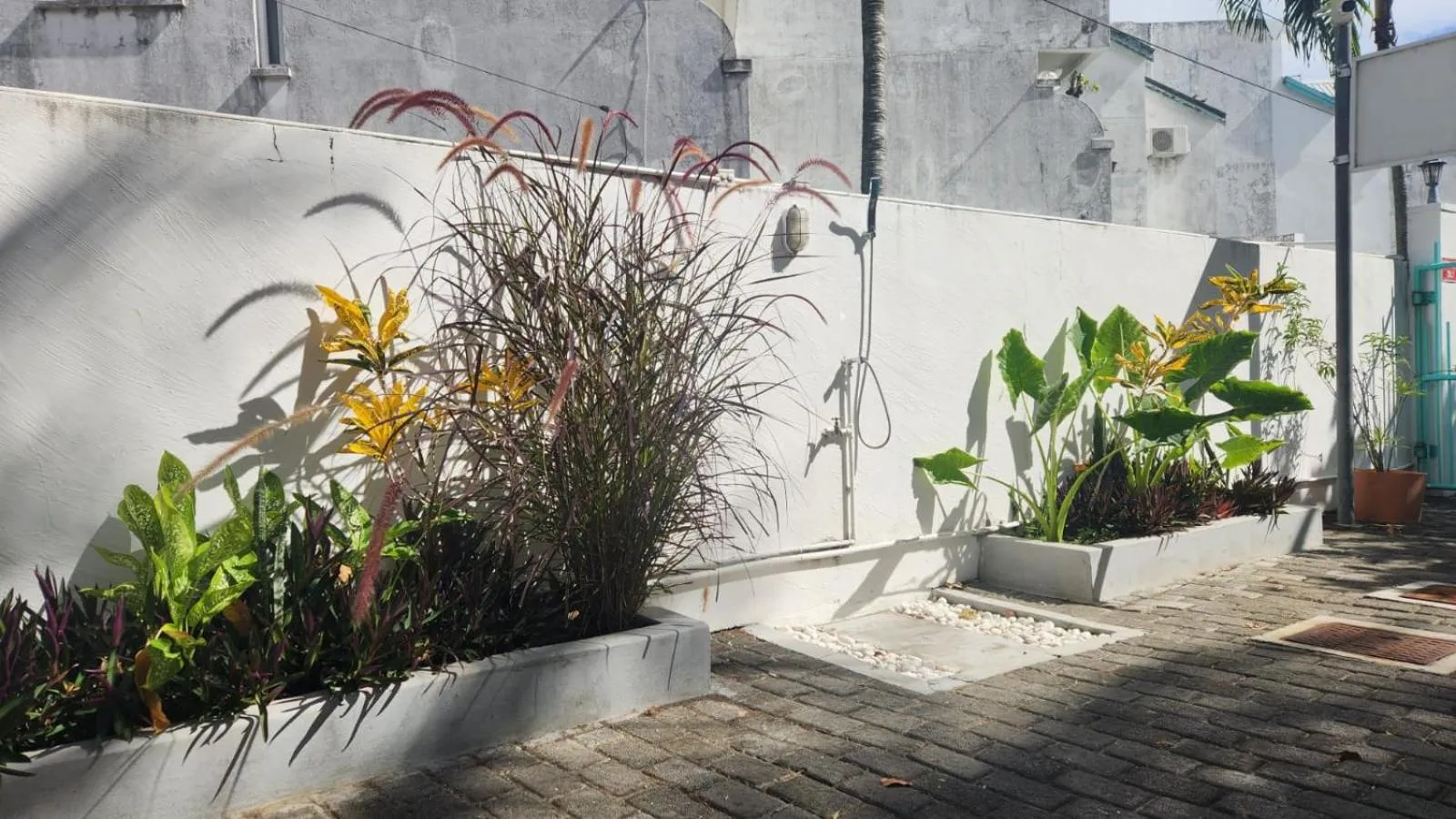 Shower in La Perla Holiday Apartments