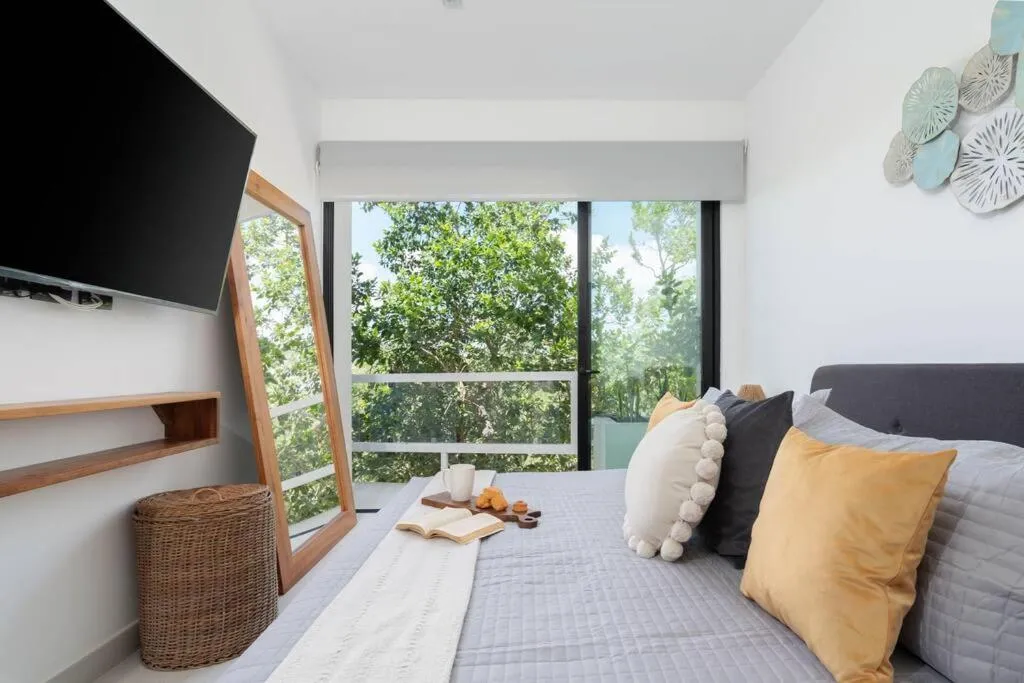 Photo of the whole room, Bed in SunsetviewPH+PrivPool+Near Beach&Town+Rooftop+50mb