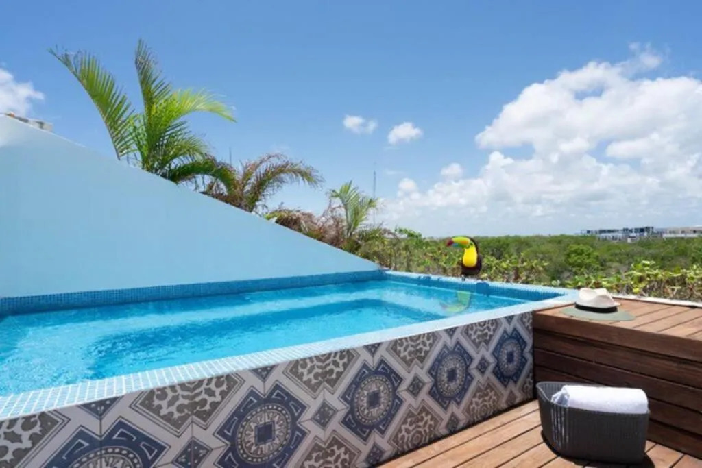 Swimming pool in SunsetviewPH+PrivPool+Near Beach&Town+Rooftop+50mb