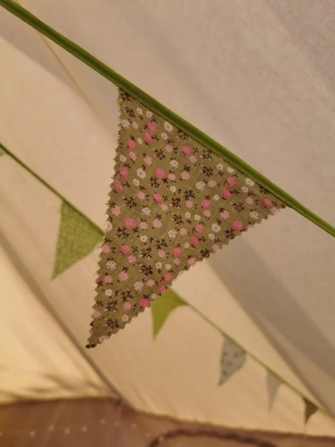 Decorative detail in Wall Eden Farm - Luxury Log Cabins and Glamping