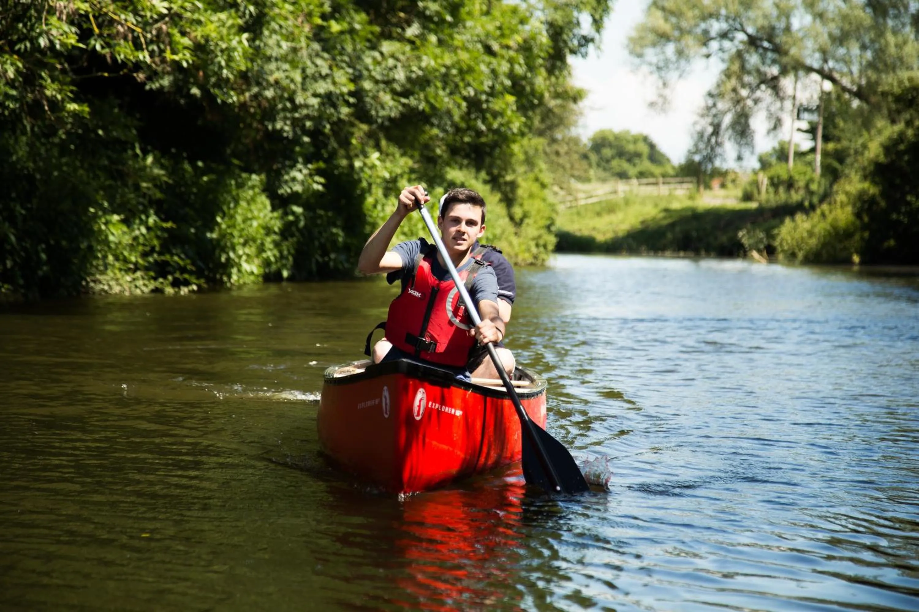 Canoeing in Wall Eden Farm - Luxury Log Cabins and Glamping