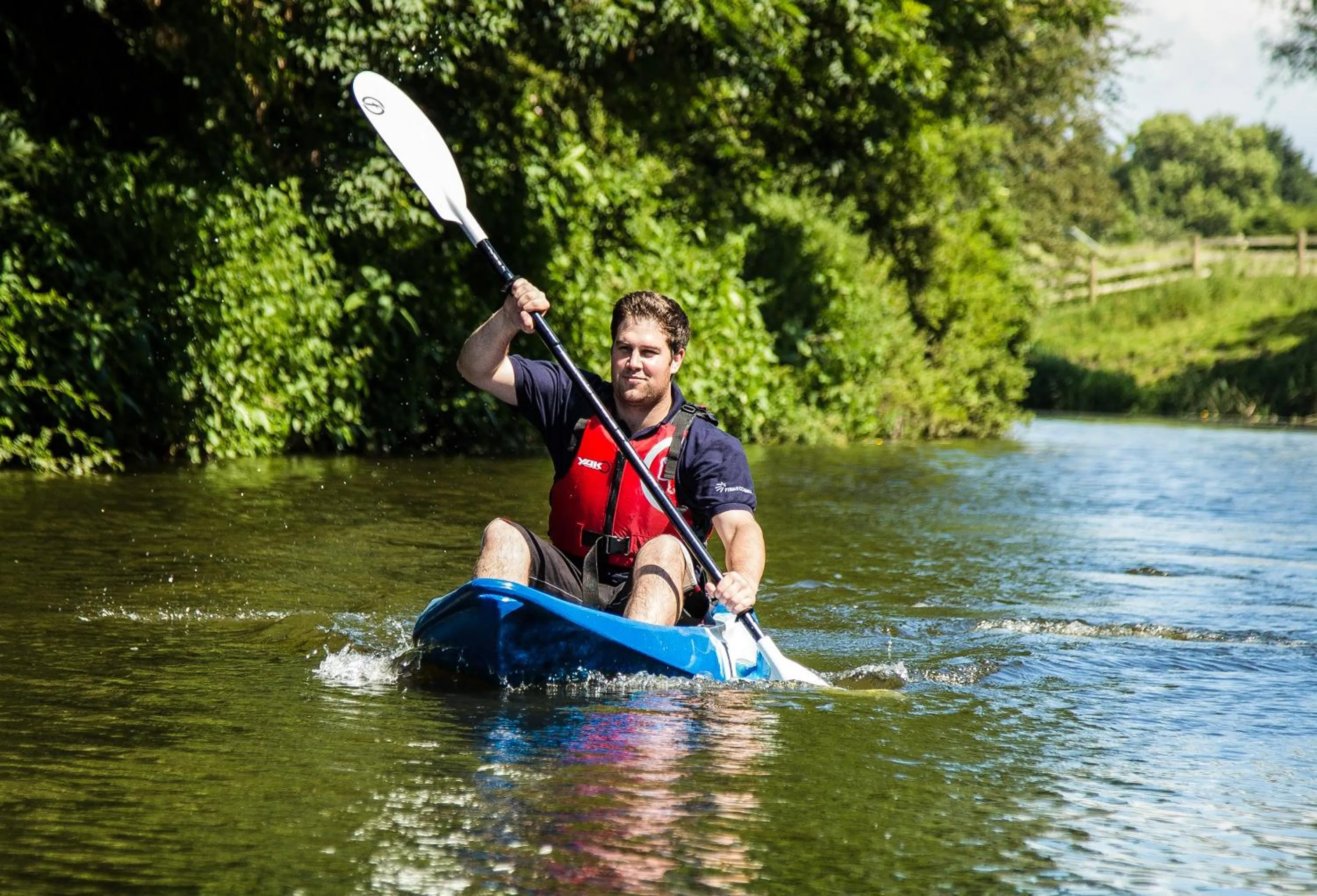 Canoeing in Wall Eden Farm - Luxury Log Cabins and Glamping
