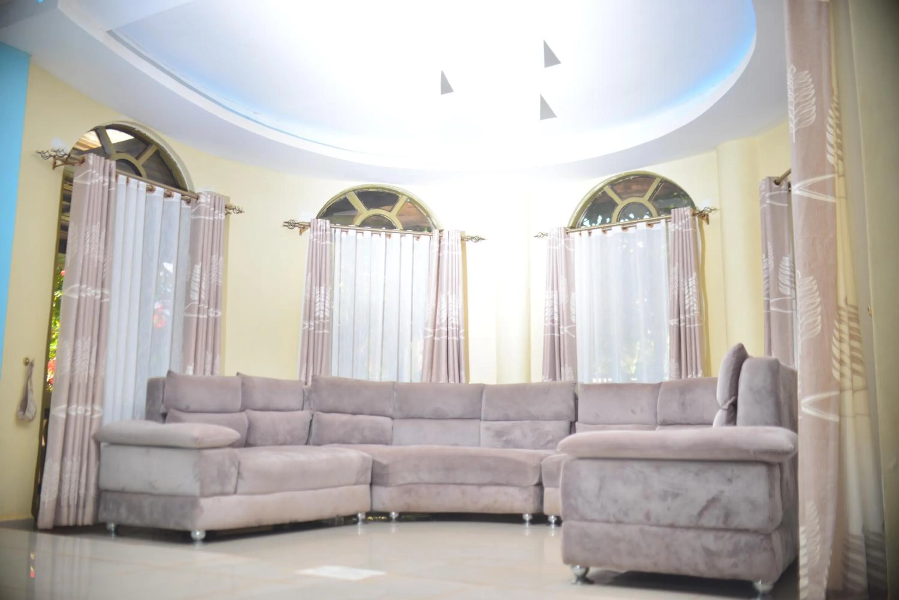 Seating area in Elgon Palace Hotel - Mbale
