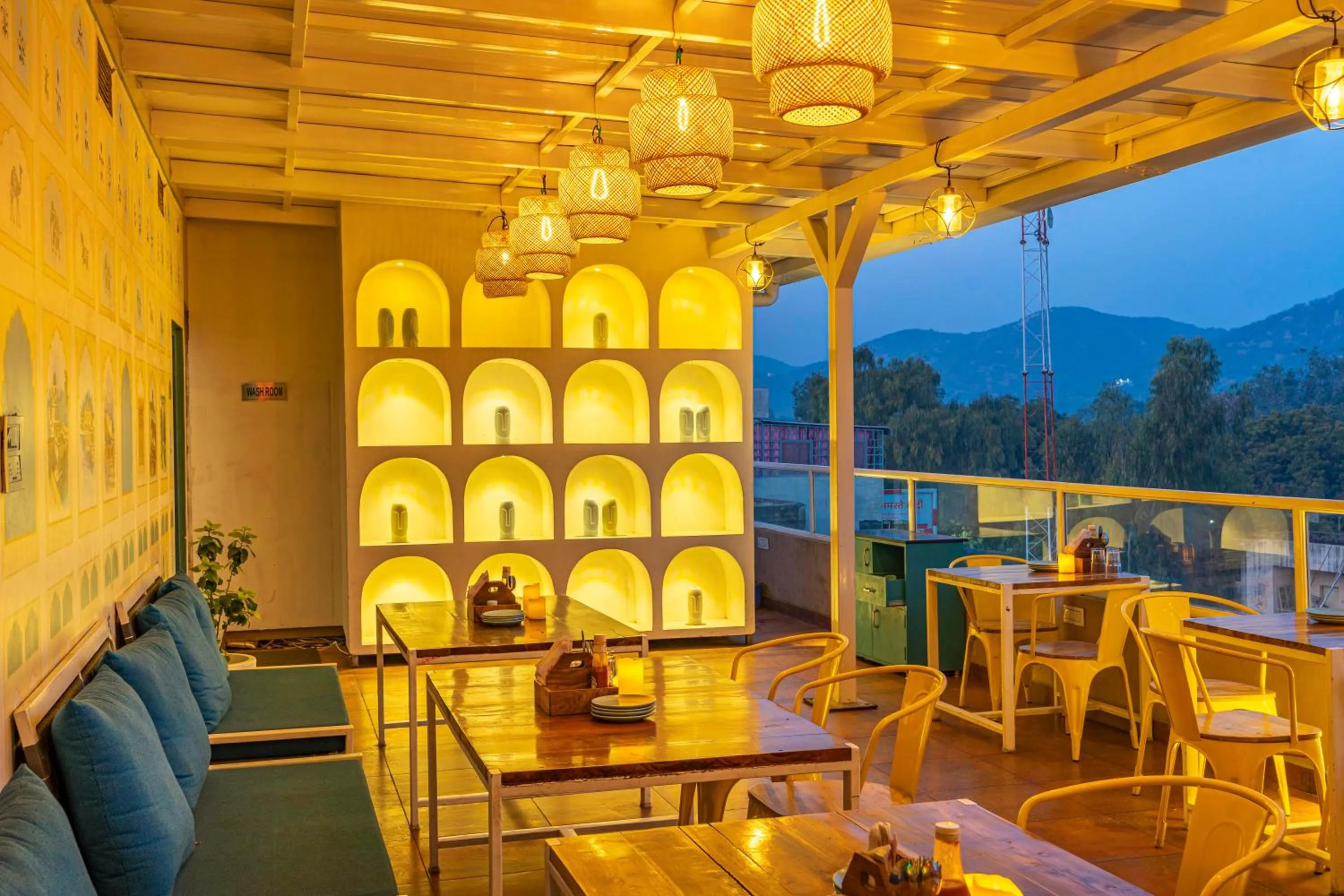 Balcony/Terrace in Blue Door