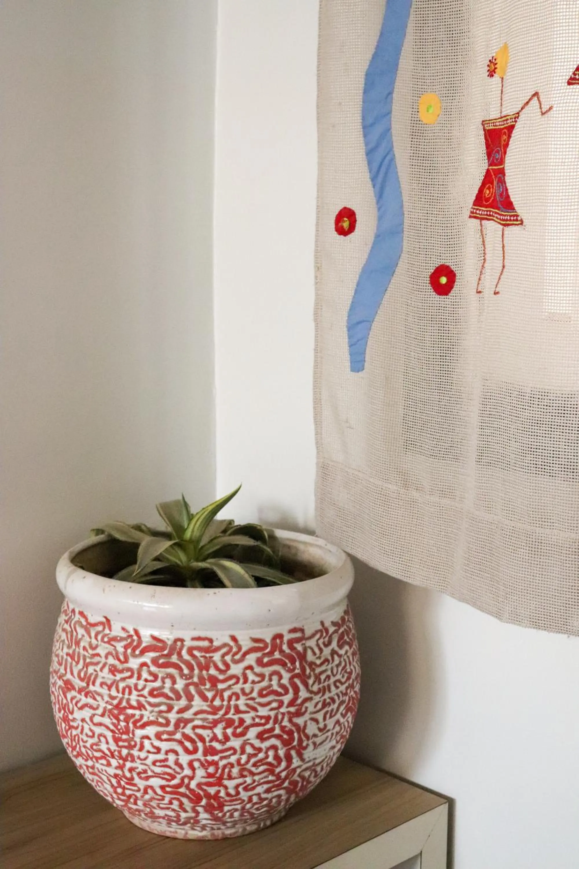 Decorative detail in Blue Door