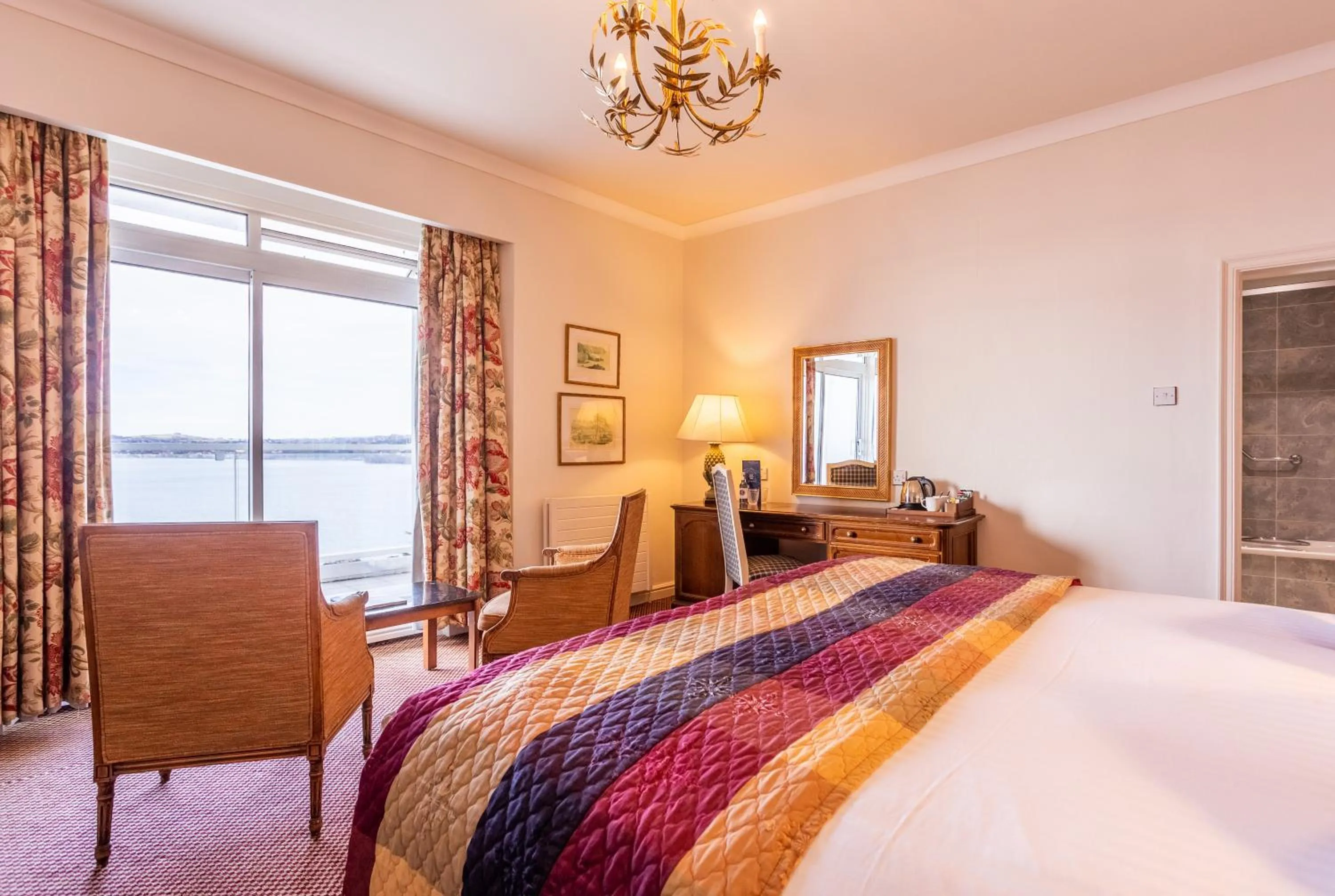 Sea view, Bed in The Imperial Torquay