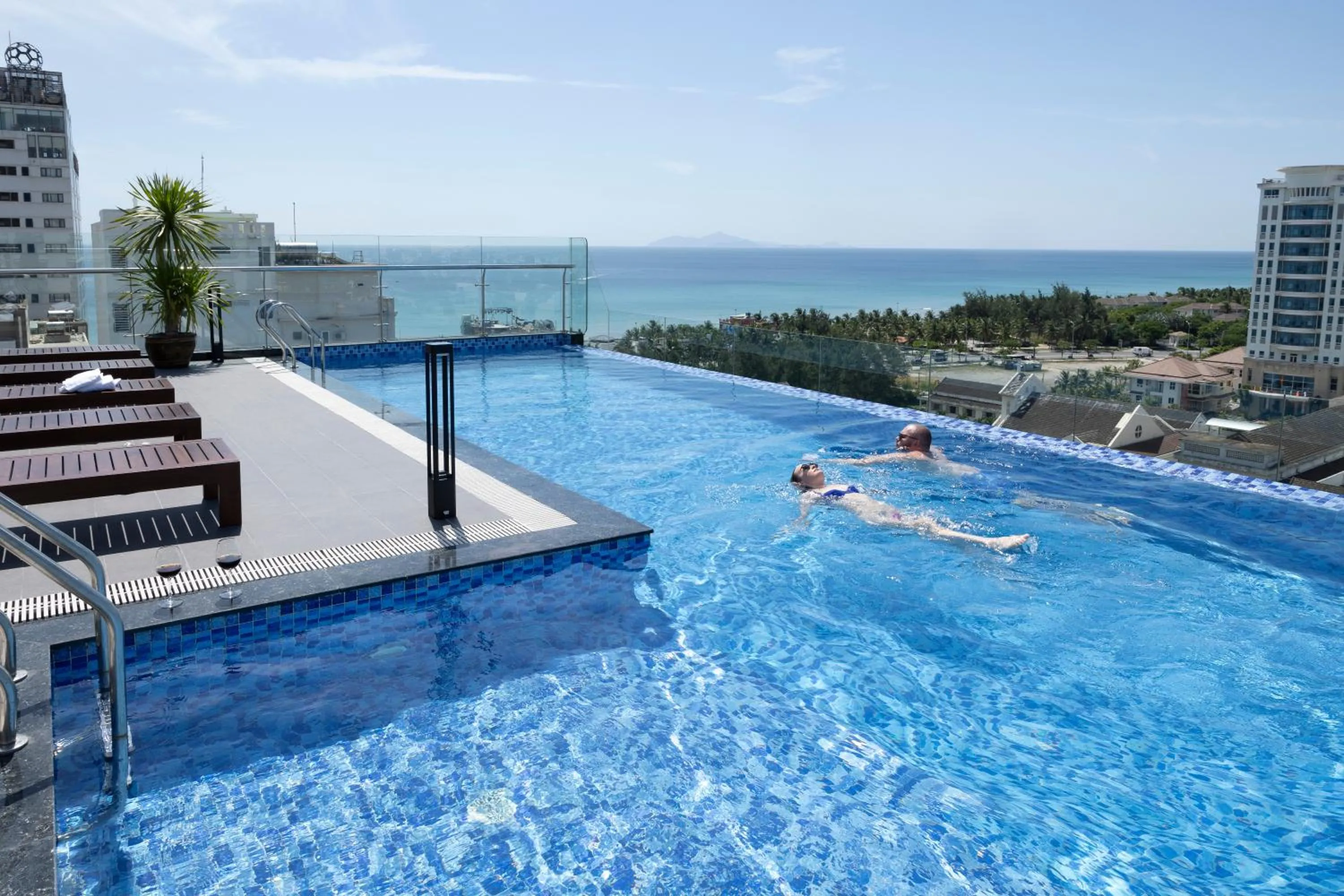 Swimming pool in Charming beauty hotel