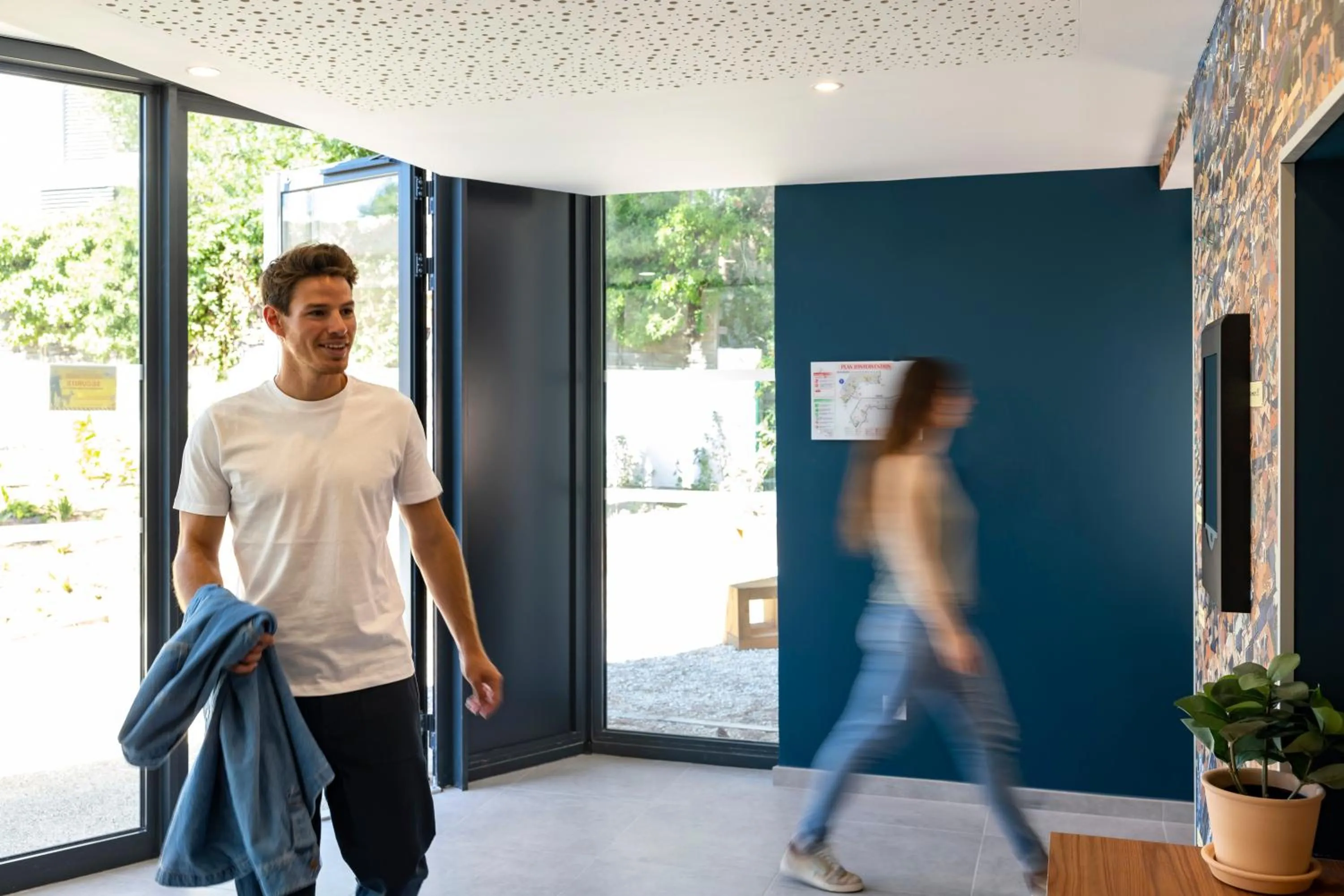 Lobby or reception in Apparteo Montpellier