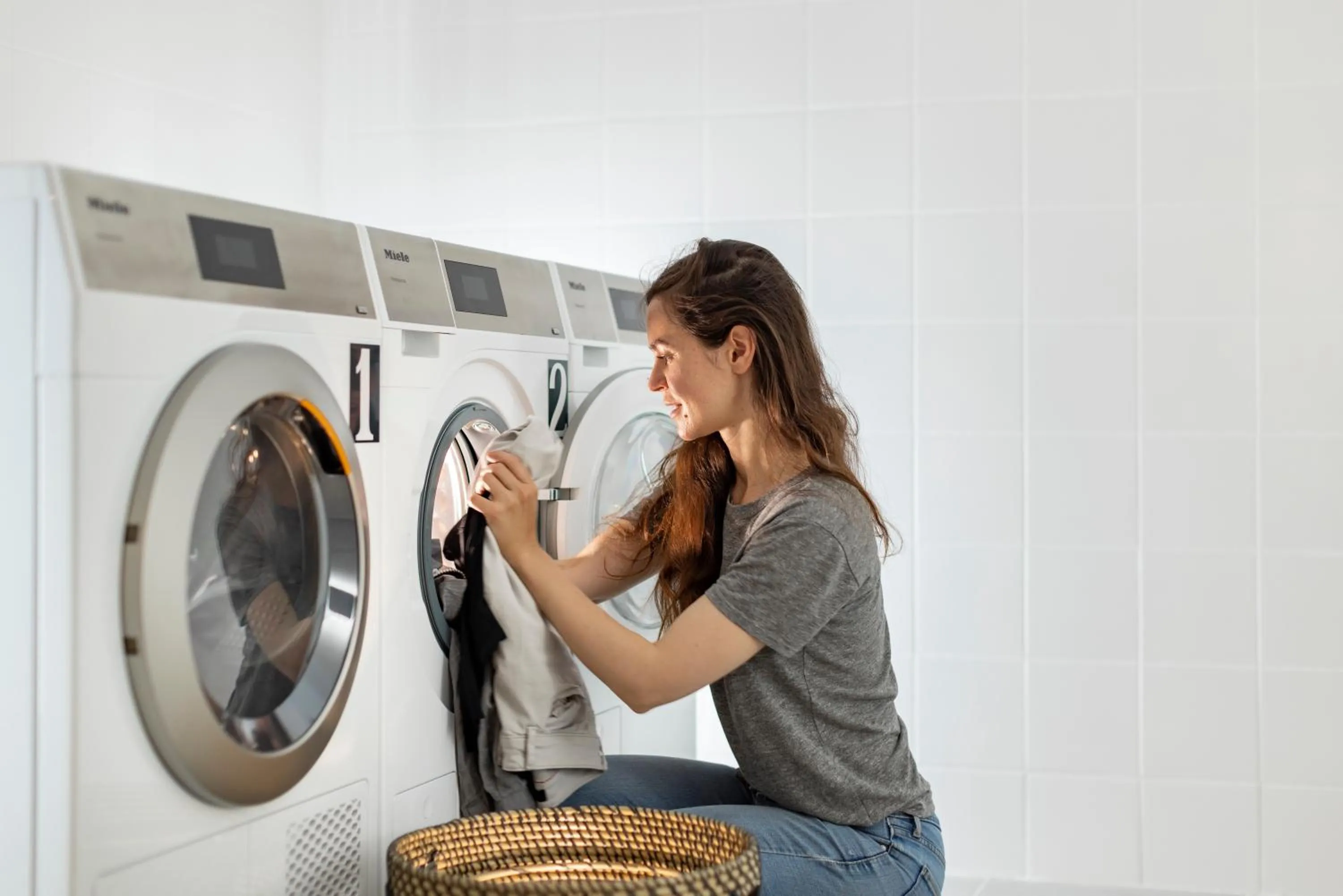 washing machine in Apparteo Montpellier