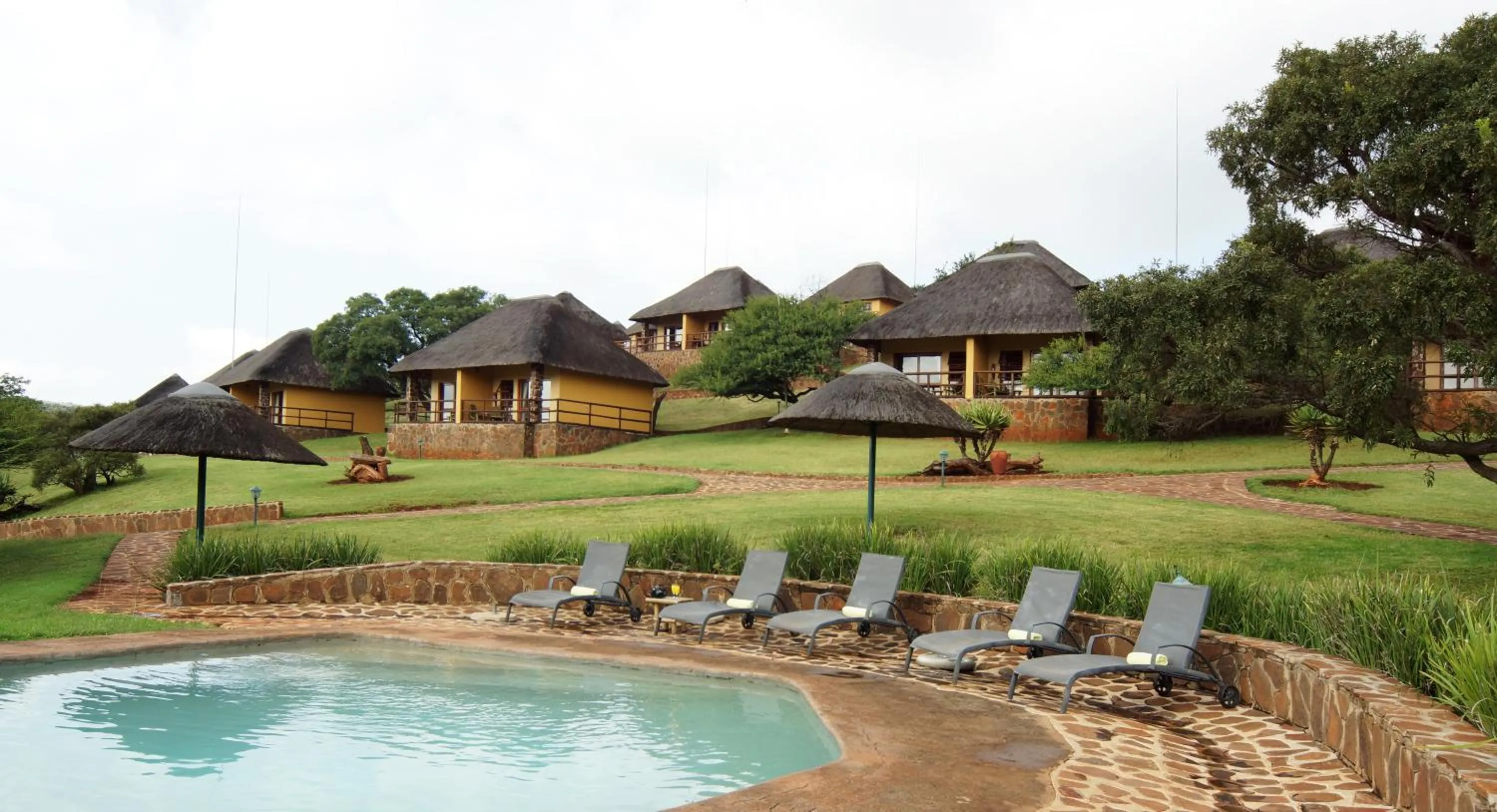Swimming pool in Hannah Game Lodge