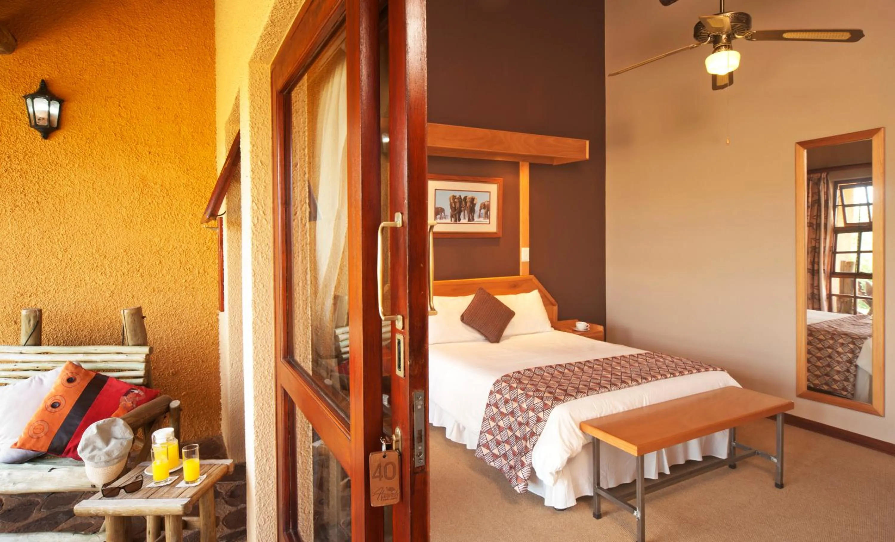 Bedroom, Bed in Hannah Game Lodge