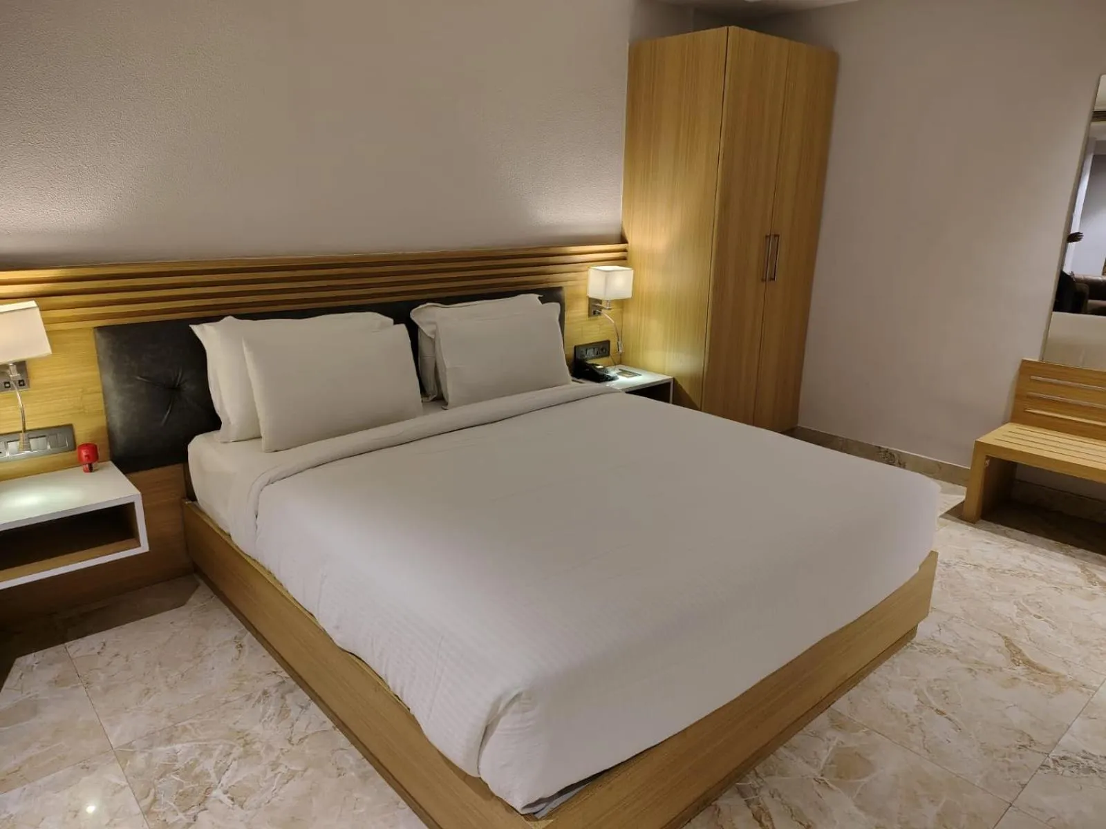 Bed in LUXUS INN