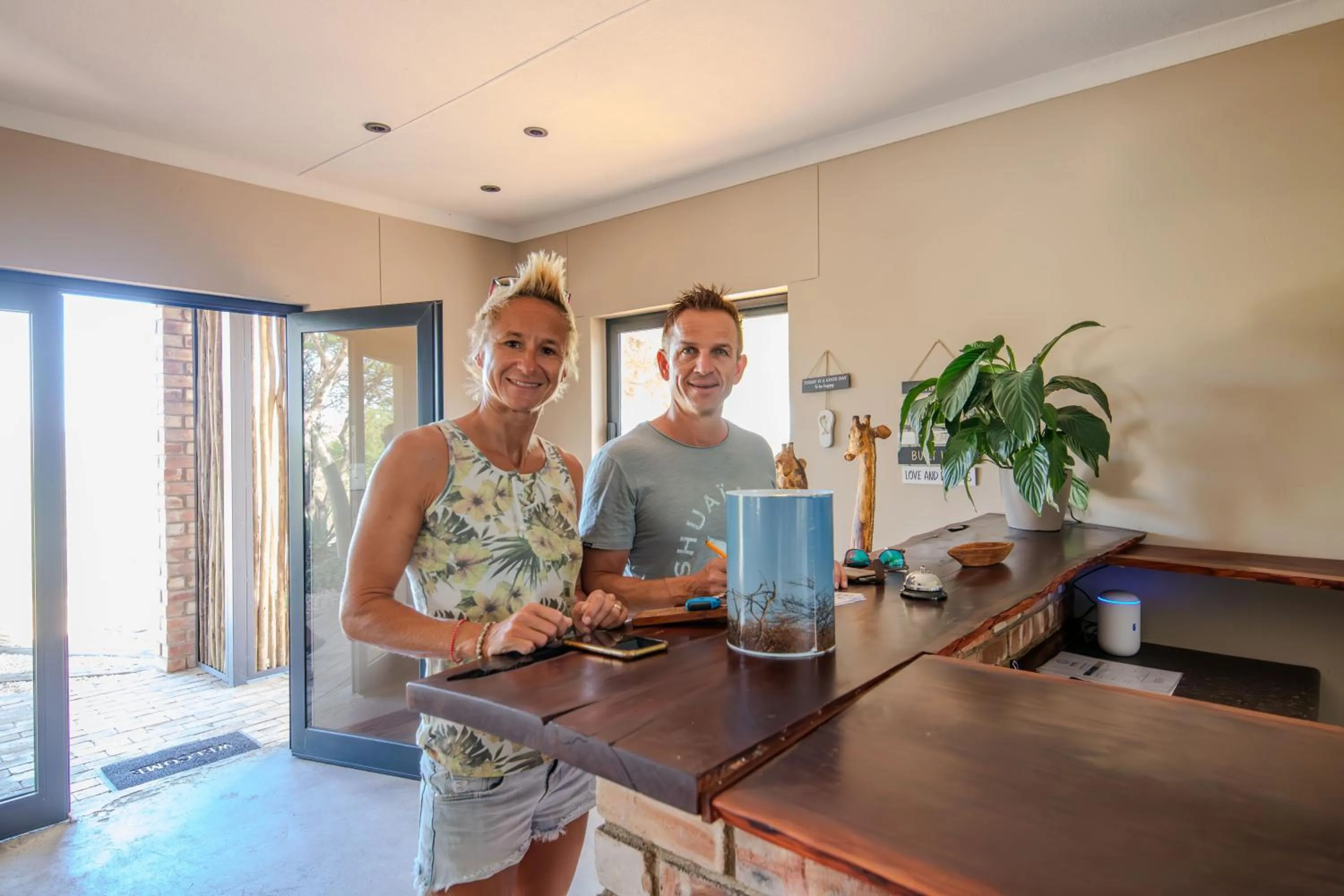 People in Windhoek Game Camp