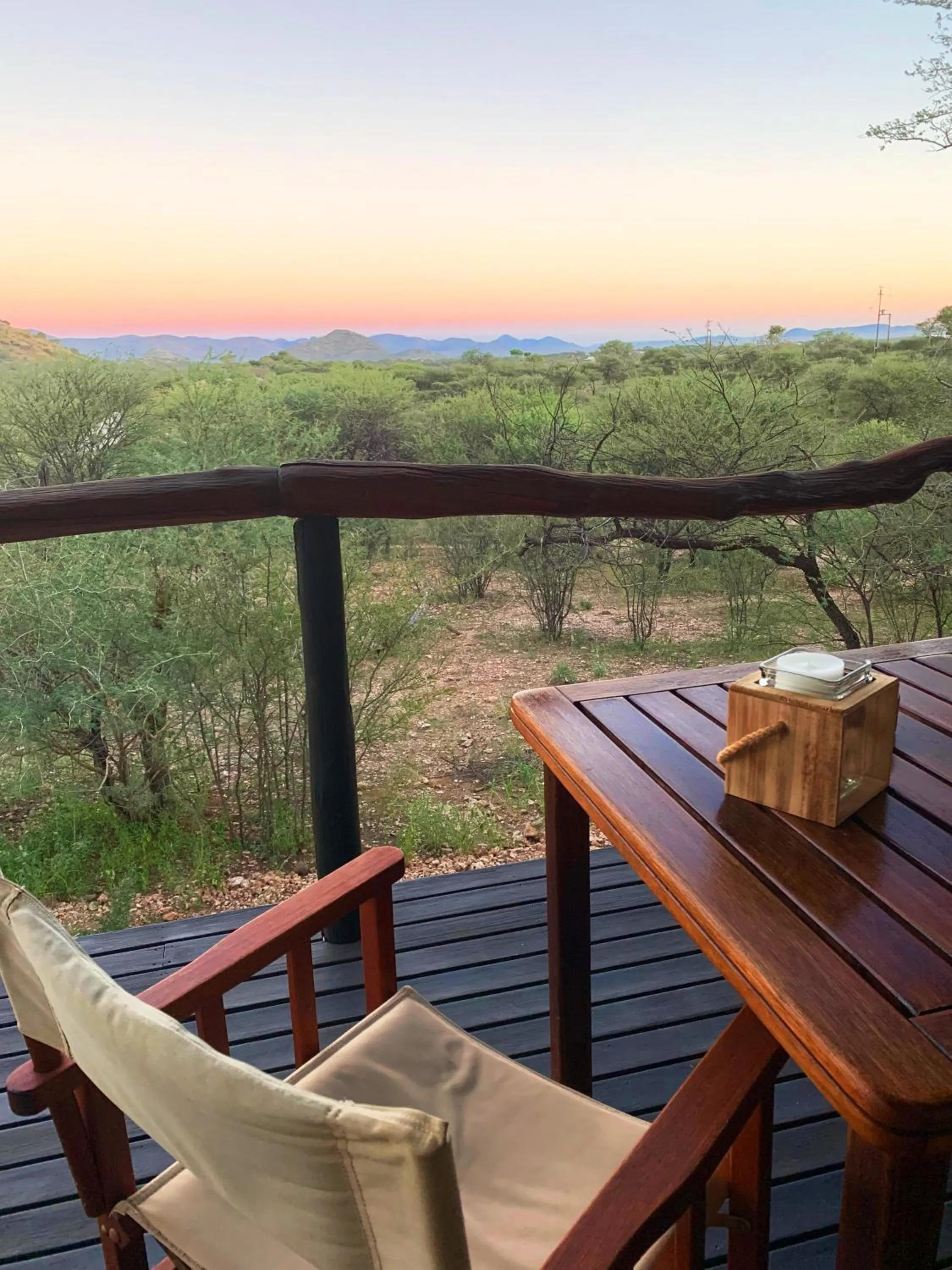 Balcony/Terrace in Windhoek Game Camp