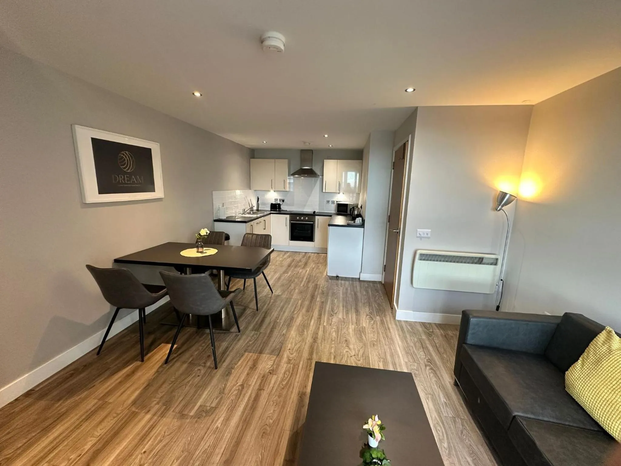 Kitchen or kitchenette in Obel Apartments by Beehosting